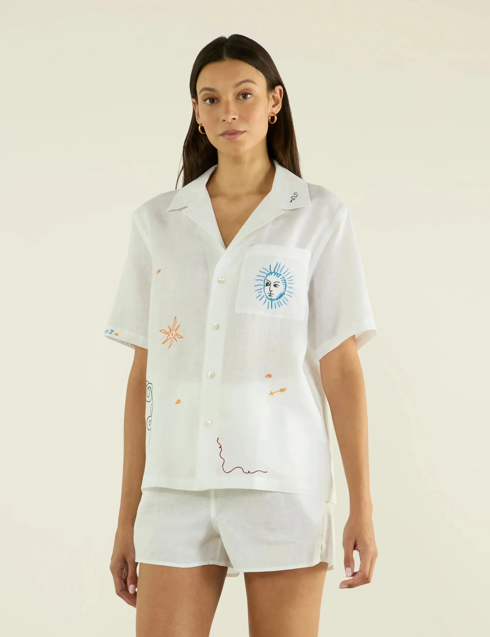 The Cabana: Linen, White x Bellamy Jean