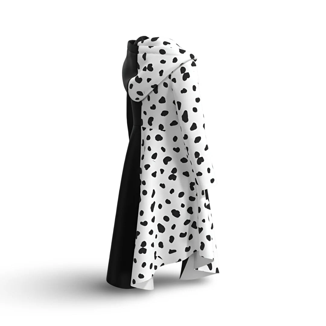 Halloween Costume Spotted Dress Cape Cosplay Outfit - Image 5 Halloween Costume Spotted Dress Cape Cosplay Outfit - Image 5