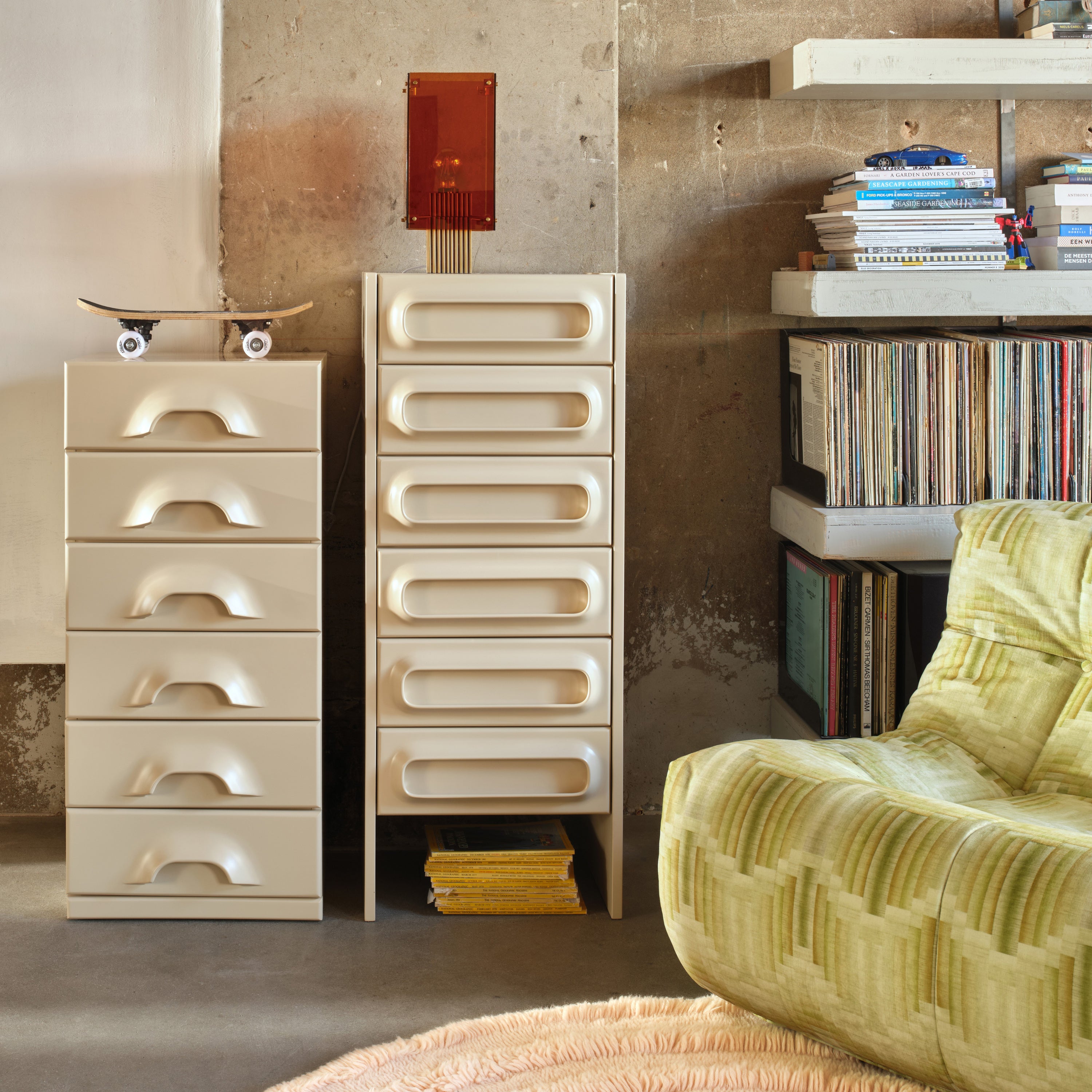 HKliving Round Woolen Vloerkleed Ø 150 cm - Soft Pink