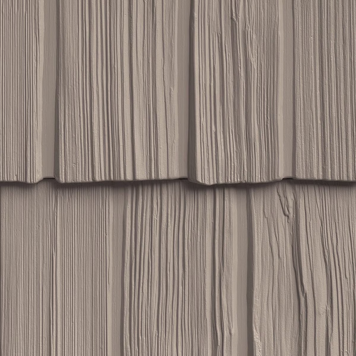 The Foundry 7"w x 60 3/4"l Exposure, Vinyl Staggered Shakes (34 Panels/Ctn. = 100 Sq. Feet), 008 - Shadow(Almond)