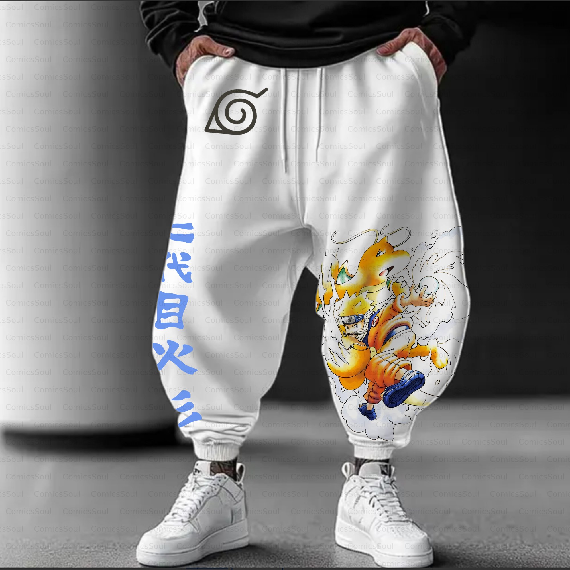 Unisex Casual Anime Streetwear Pant