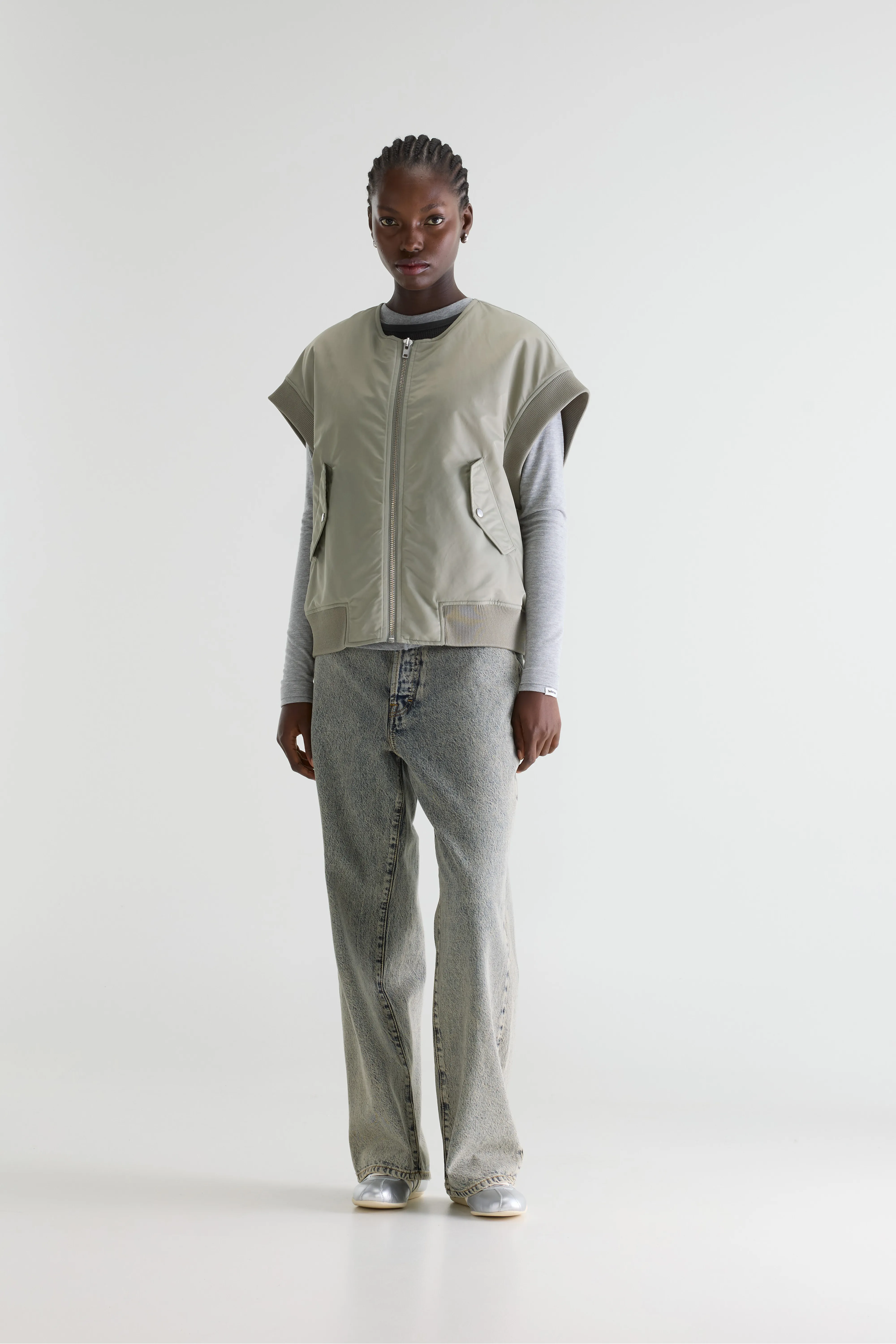 Bellerose Hiroki sleeveless jacket (261 / W / MERCURY)