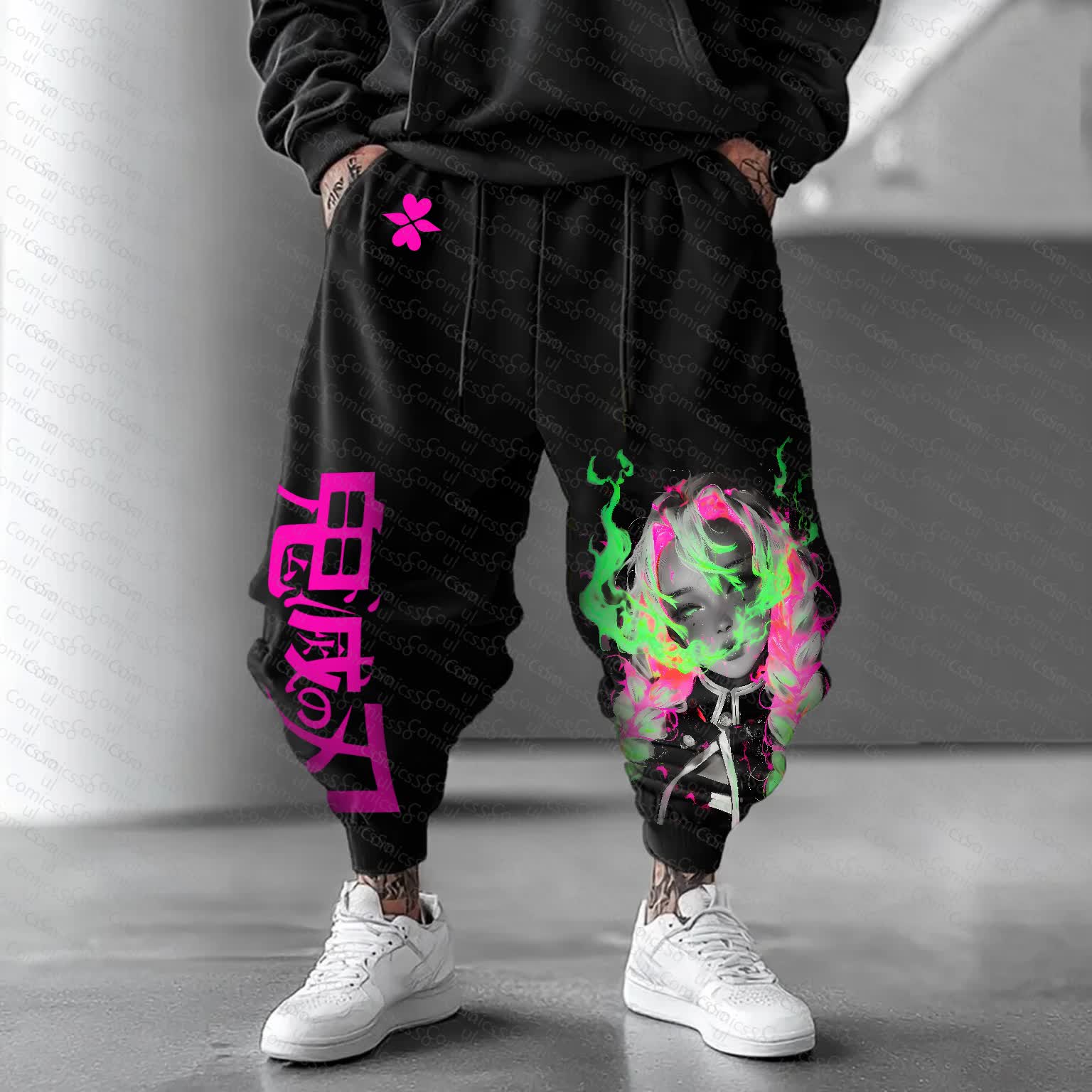 Unisex  “Comicssoul” Casual Anime Streetwear Pants