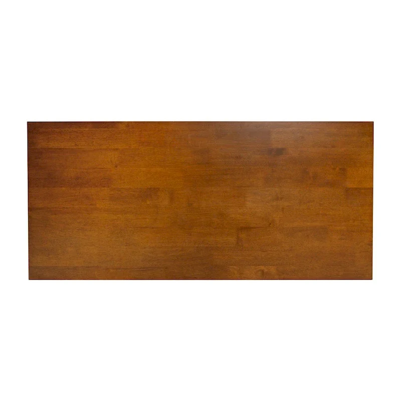 Farmhouse Coffee Table with Shelf and X-Frame Design