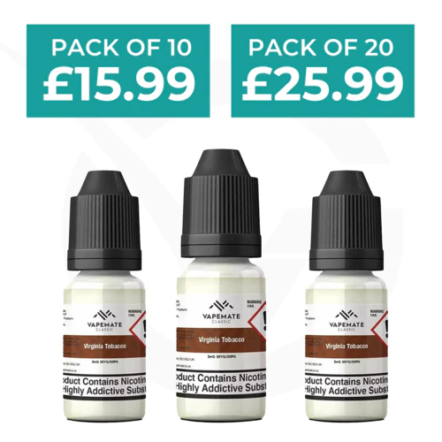 elfbar nachfüll pod läuft aus Virginia Tobacco 10ml 50/50 E-Liquid By Vapemate