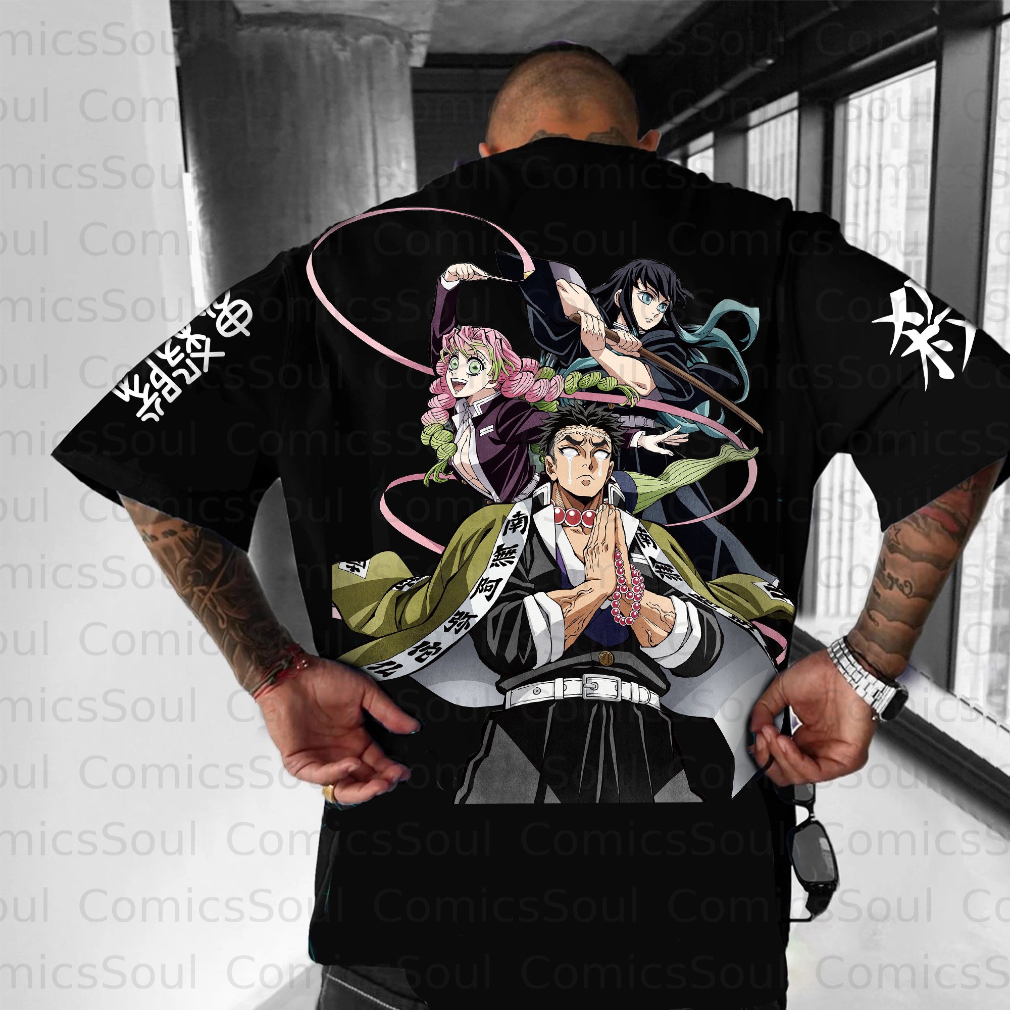 Unisex Anime Inspired Vintage T-Shirt