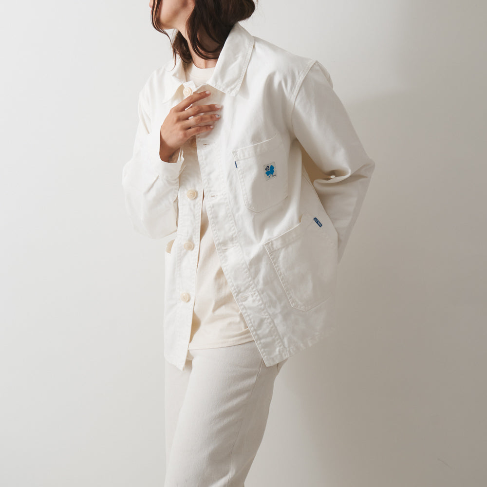 Le Laboureur x NN. 07 x Merci - Veste Tréfle Coeur - Bleu