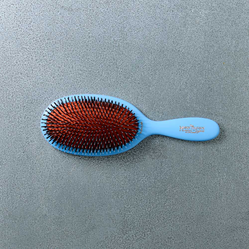 Brosse à cheveux bleue M - Mason Pearson
