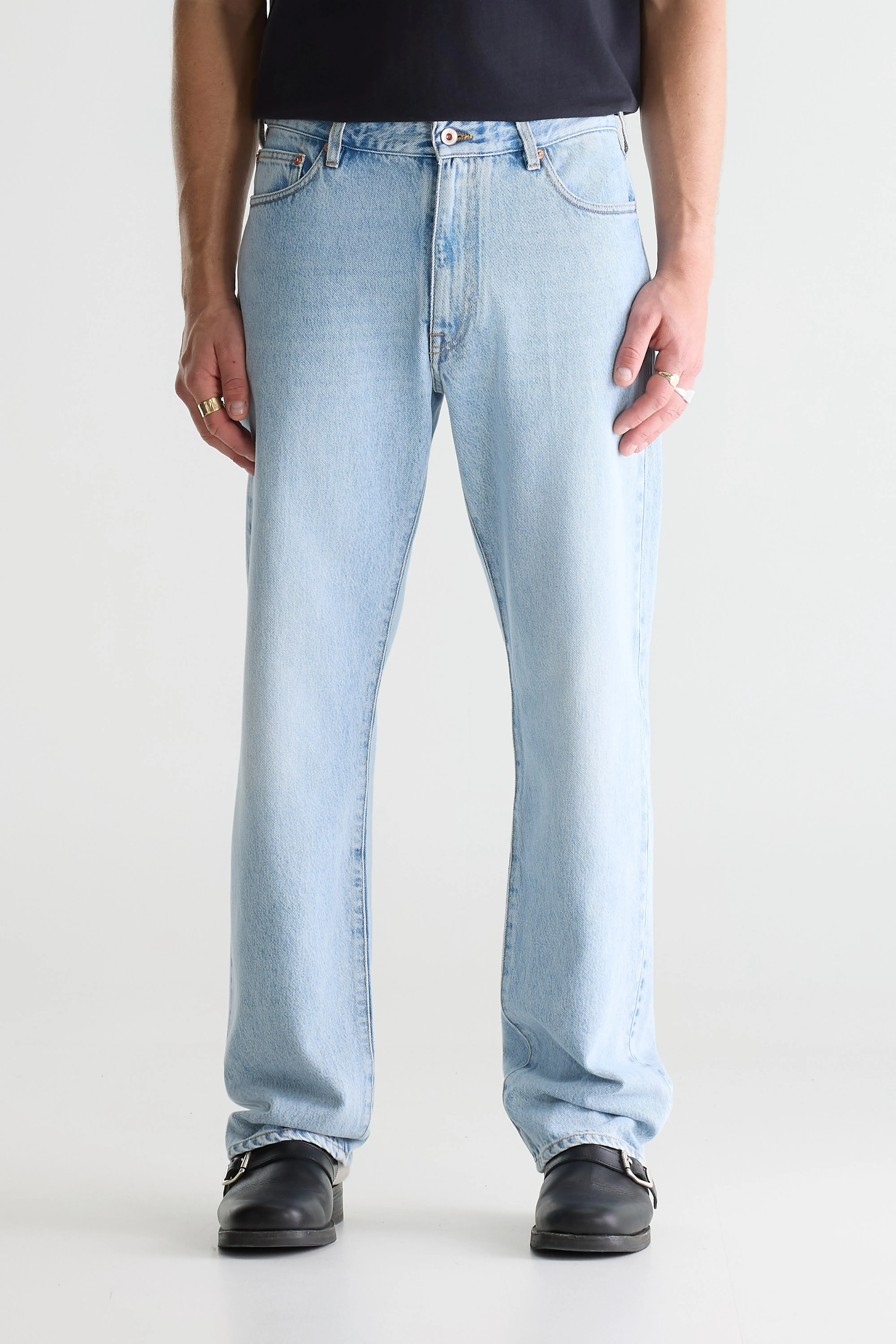 Bellerose Denim N. 09 - straight jeans (261 / M / USED LT BLUE)