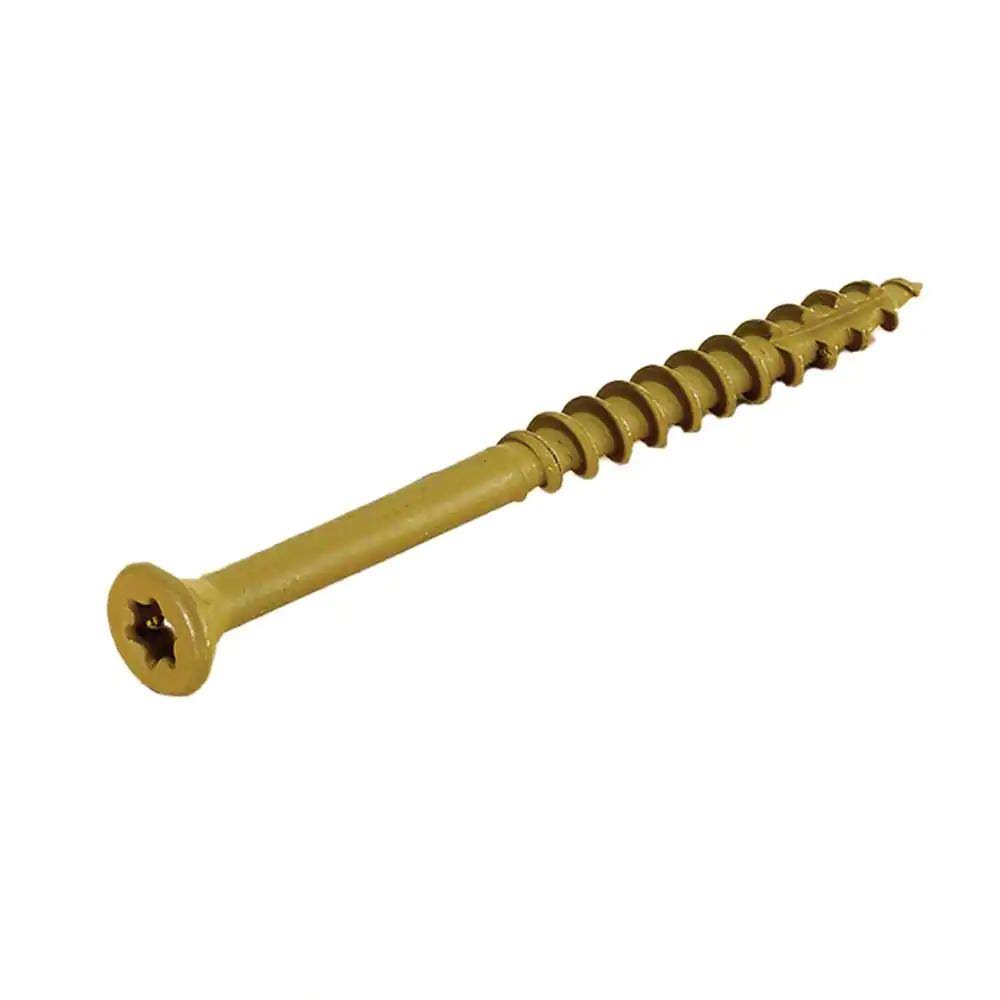 YellaWood #9 x 3 in. Star Flat Head Outdoor Deck Screw (2000 Pack)(#9 x 3 in)