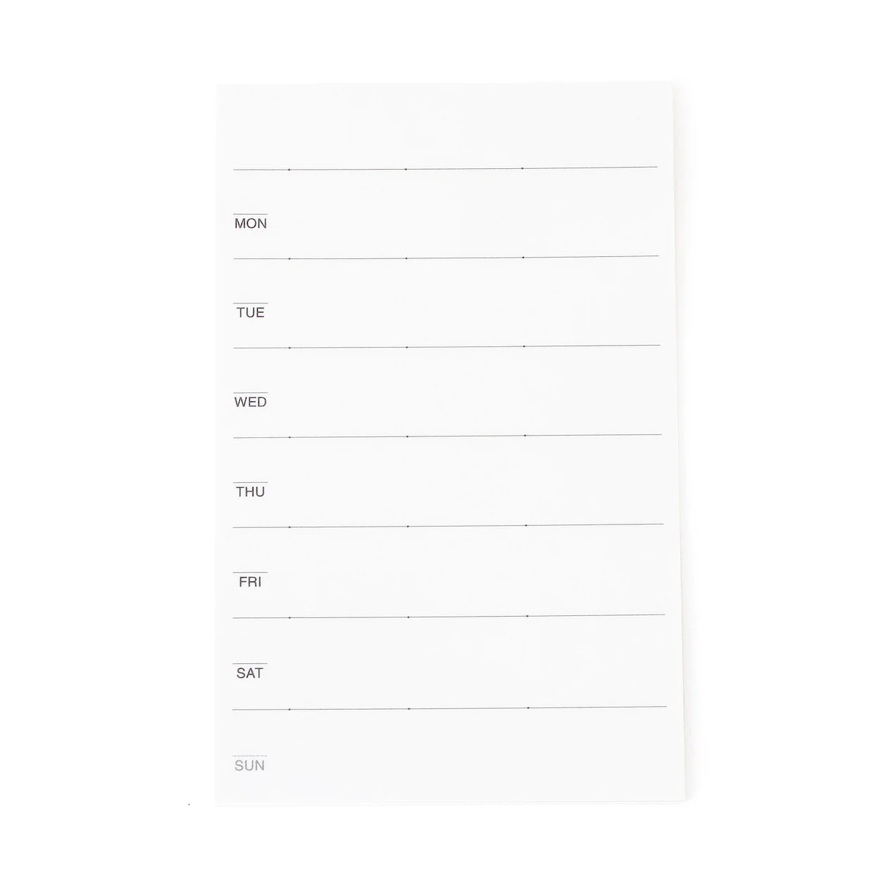Weekly Planner Sticky Note
