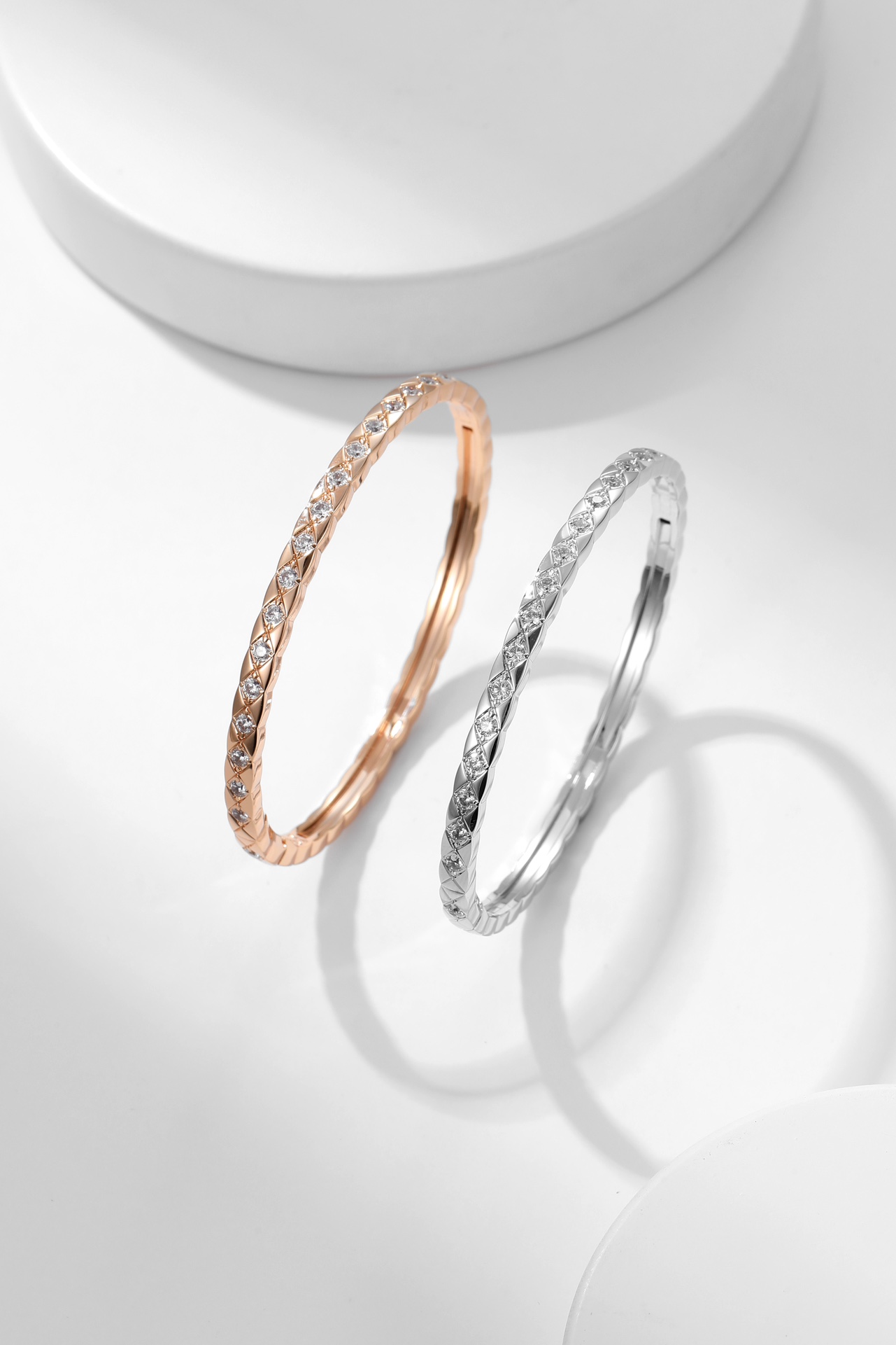 Chanel Diamond Coco Crush Mini Bracelet Bangle - Original Replica Club