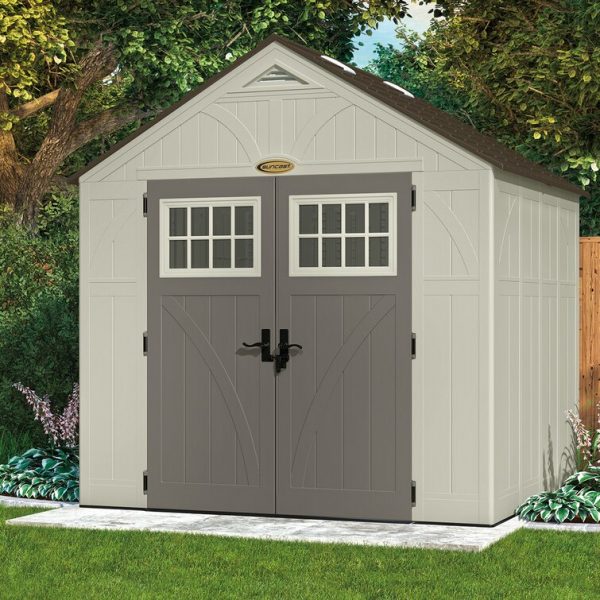 WAYFAIR Tremont 8 Feet Wide X 7 Feet Deep Resin Storage Shed
