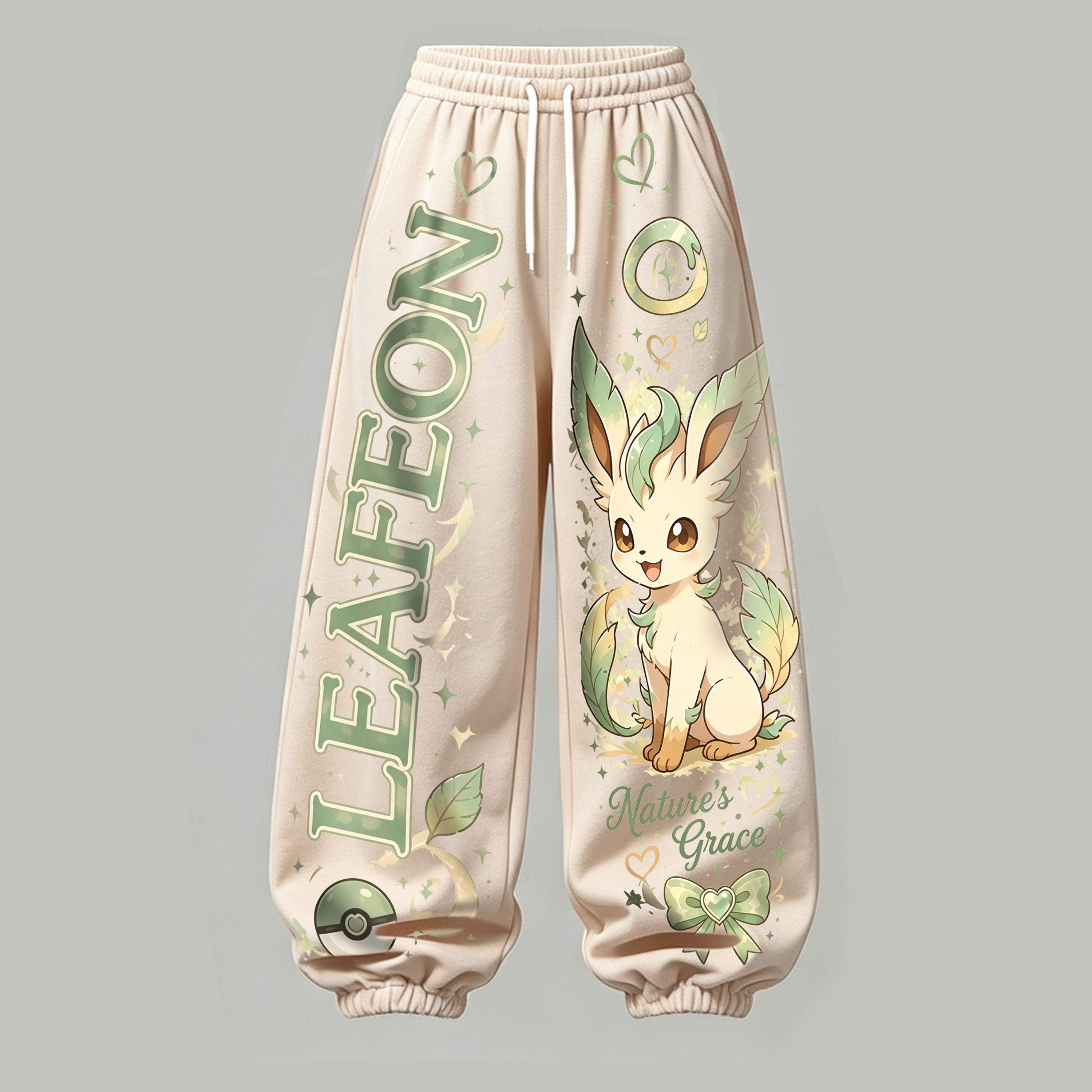 Pokémon Cropped Long Sleeve Hoodie & High Waist Jogger Pants Two Piece TeeThreads Sustain the Scene with Custom Apparel