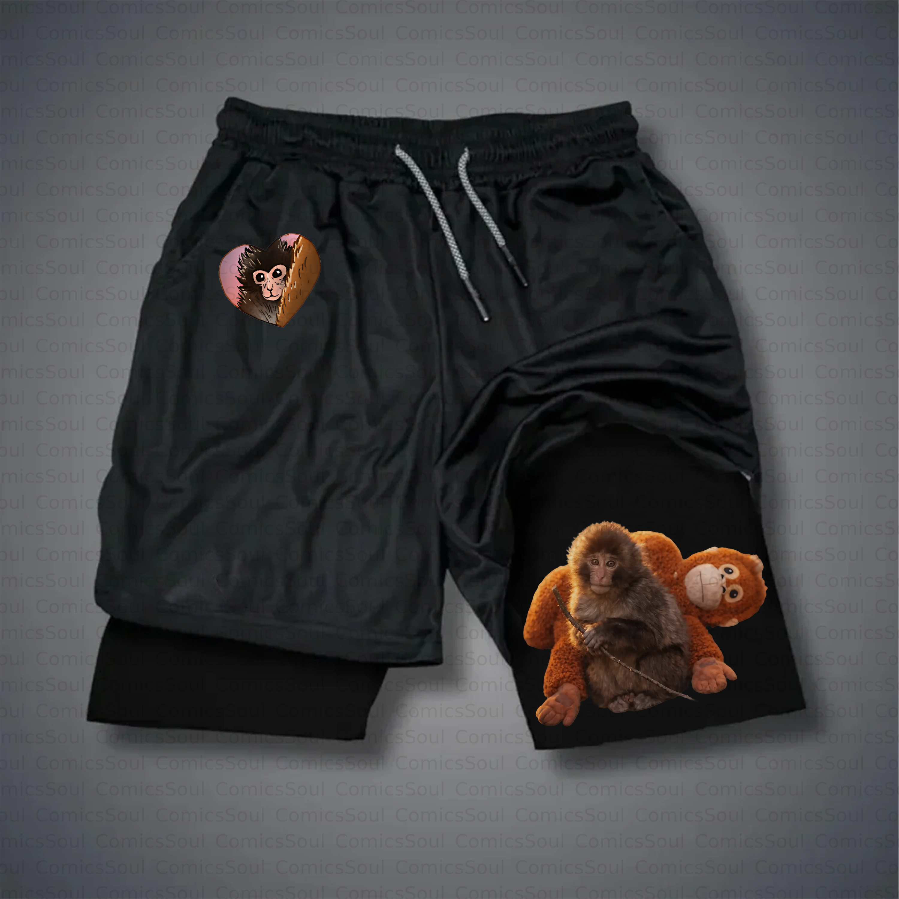 Unisex Casual Anime Style Shorts