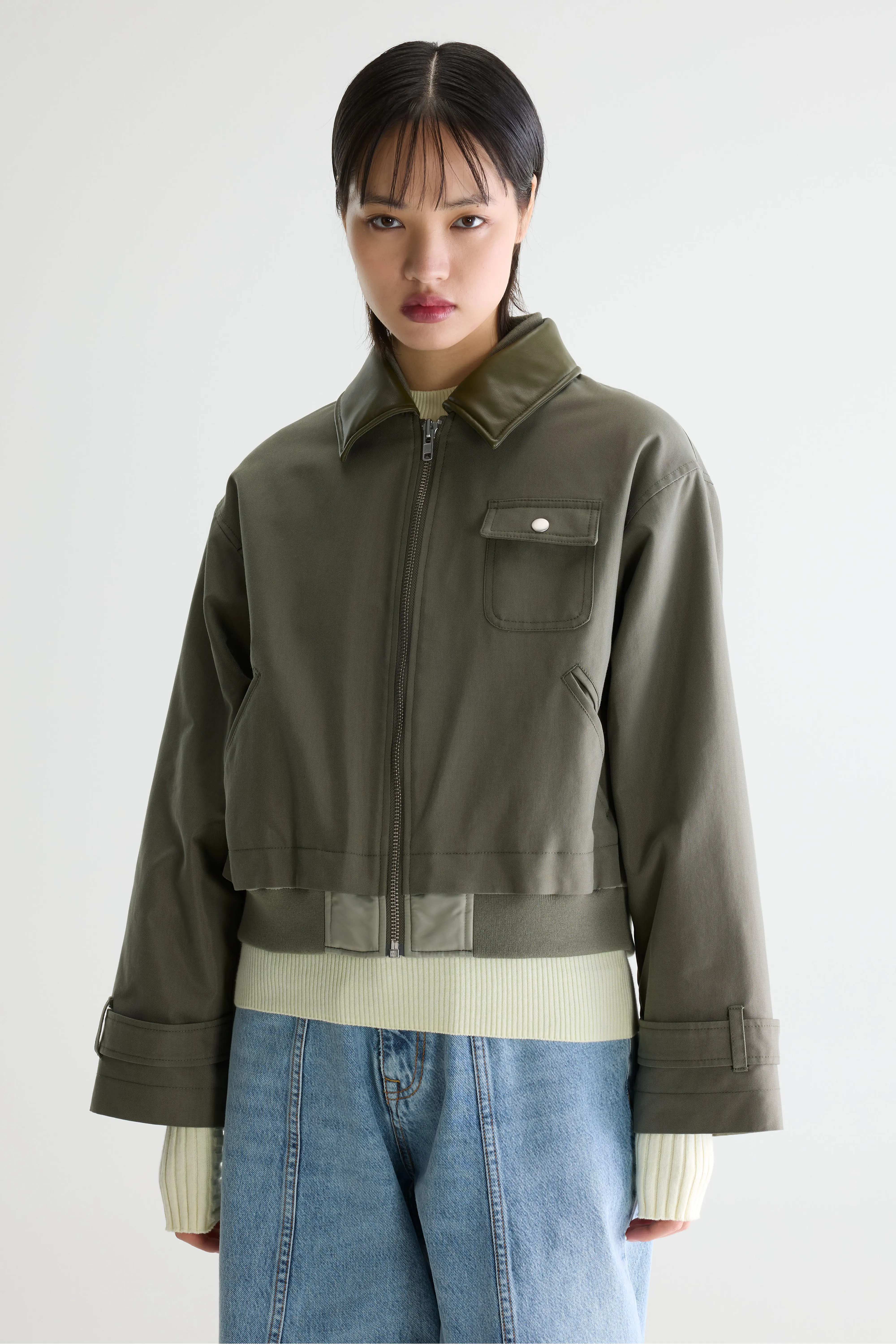 Bellerose Jenner relaxed jacket (261 / W / SAGE)