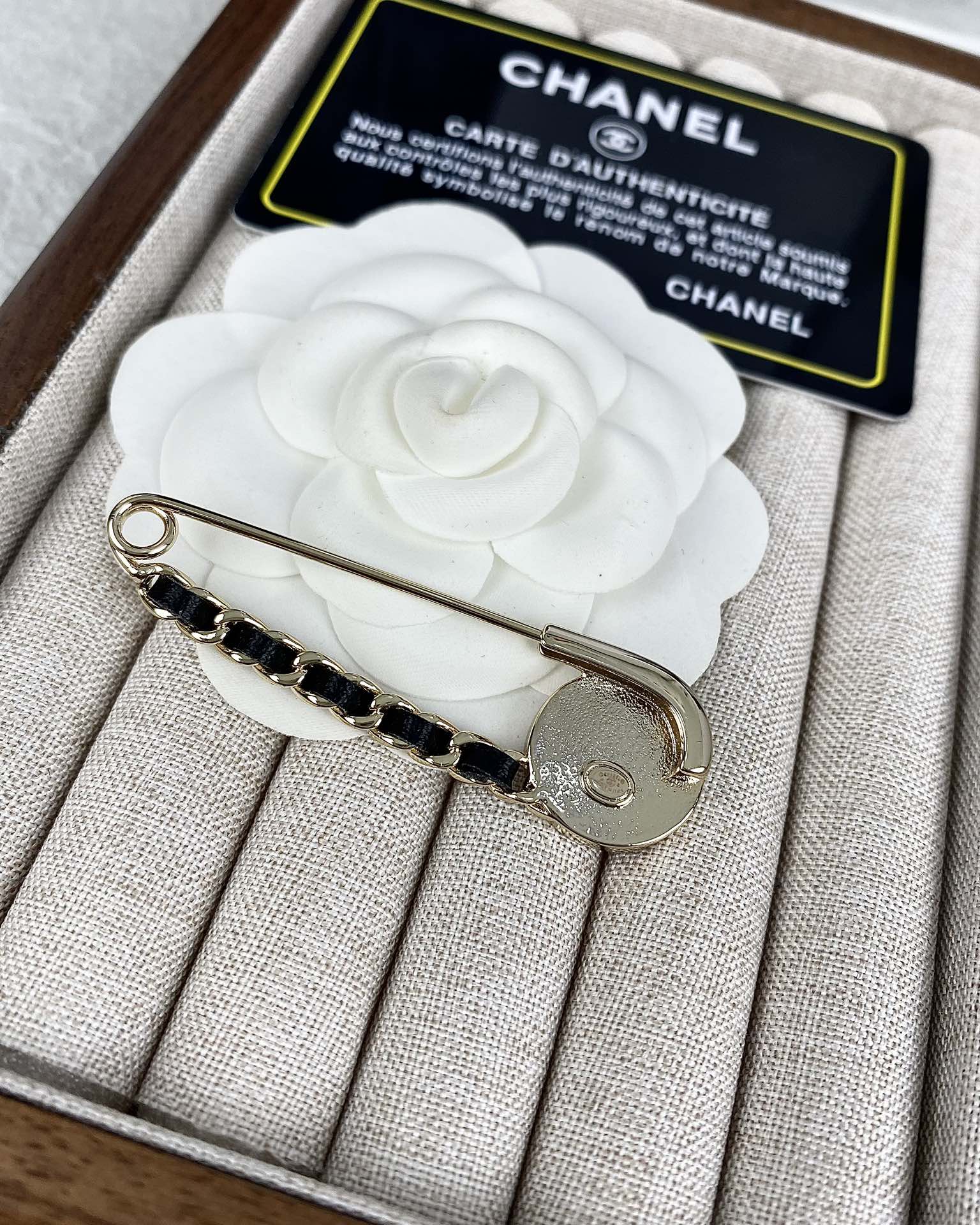 Chanel Pink Enamel Pin Brooch - Original Replica Club