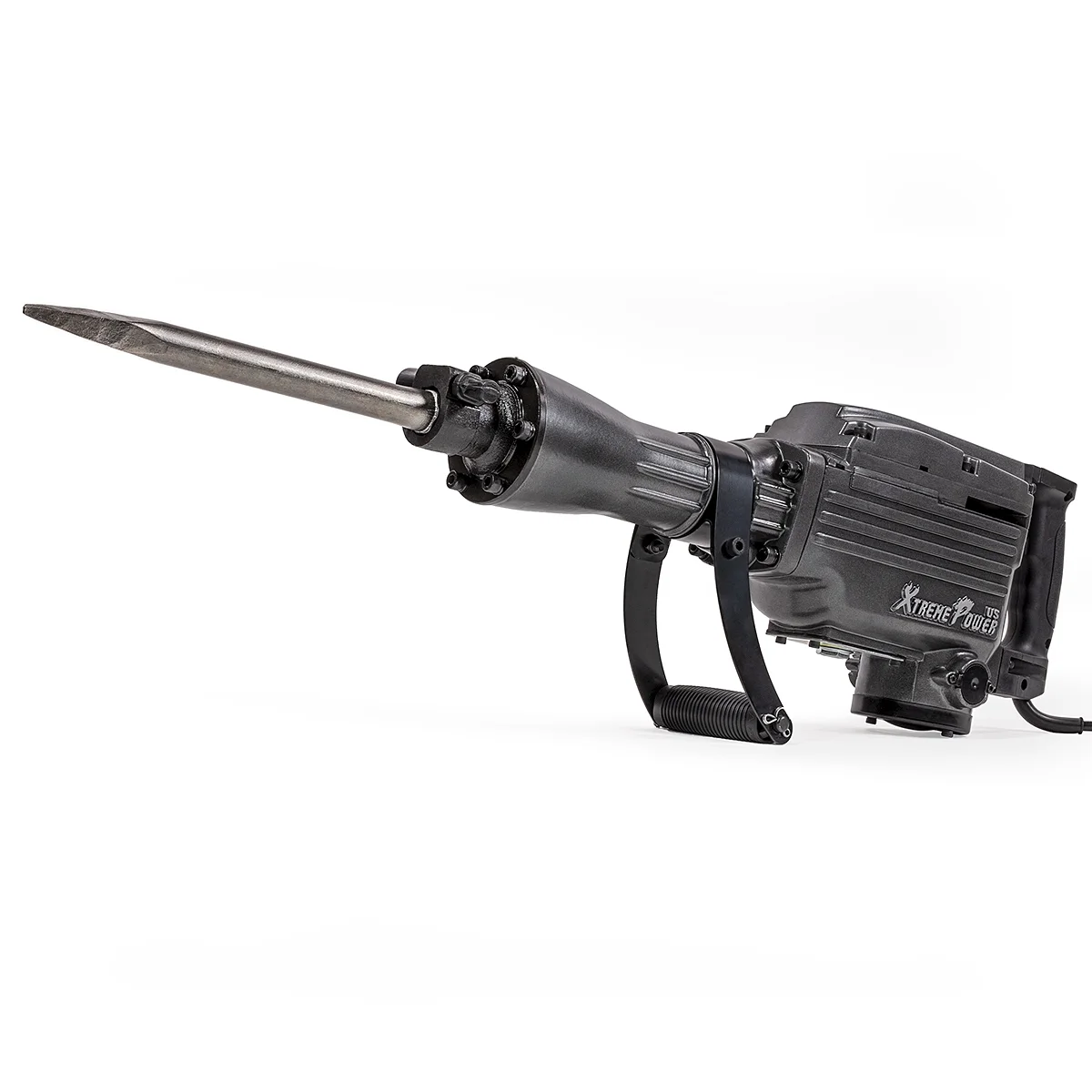 XtremepowerUS Demolition Jack Hammer Heavy Duty, 3600W Electric Jackhammer 1900BPM Power Drill Concrete Breaker Bar Point & Chisel Bits Chisel Set - Image 20