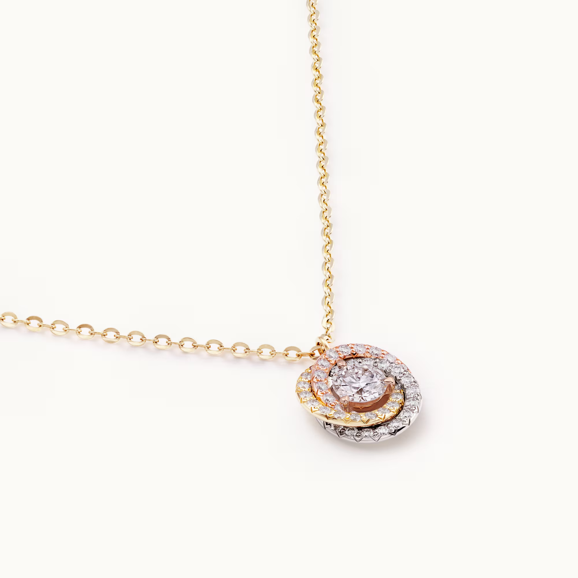 Cartier Full Diamond Paved Trinity Pendant Necklace - Original Replica Club