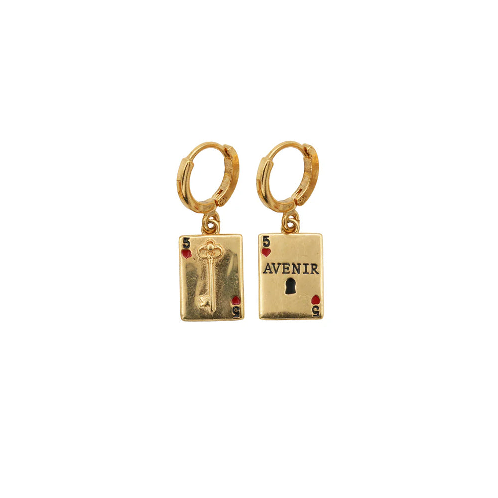 LA2L - Mini Boucles d'oreilles Sacha - Clé Avenir