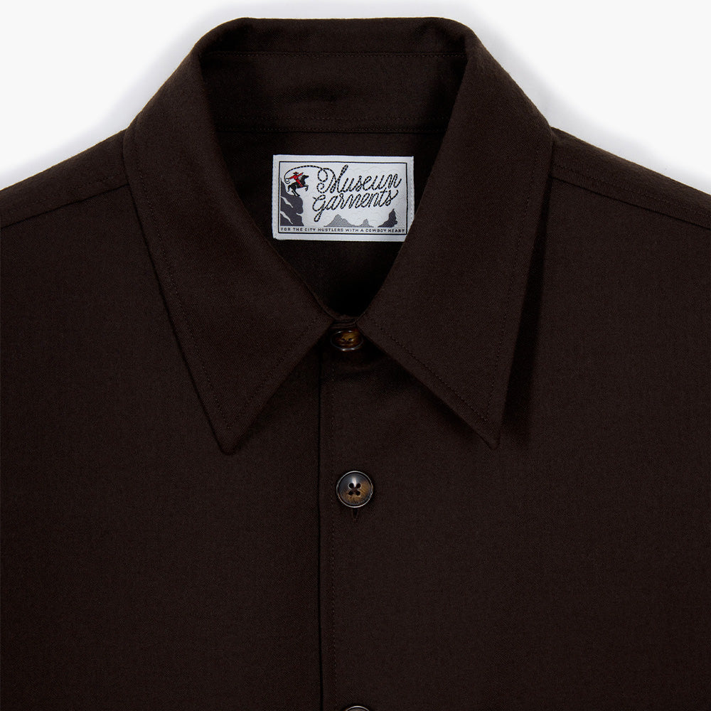Museum Garments - Chemise Western - Marron Foncé