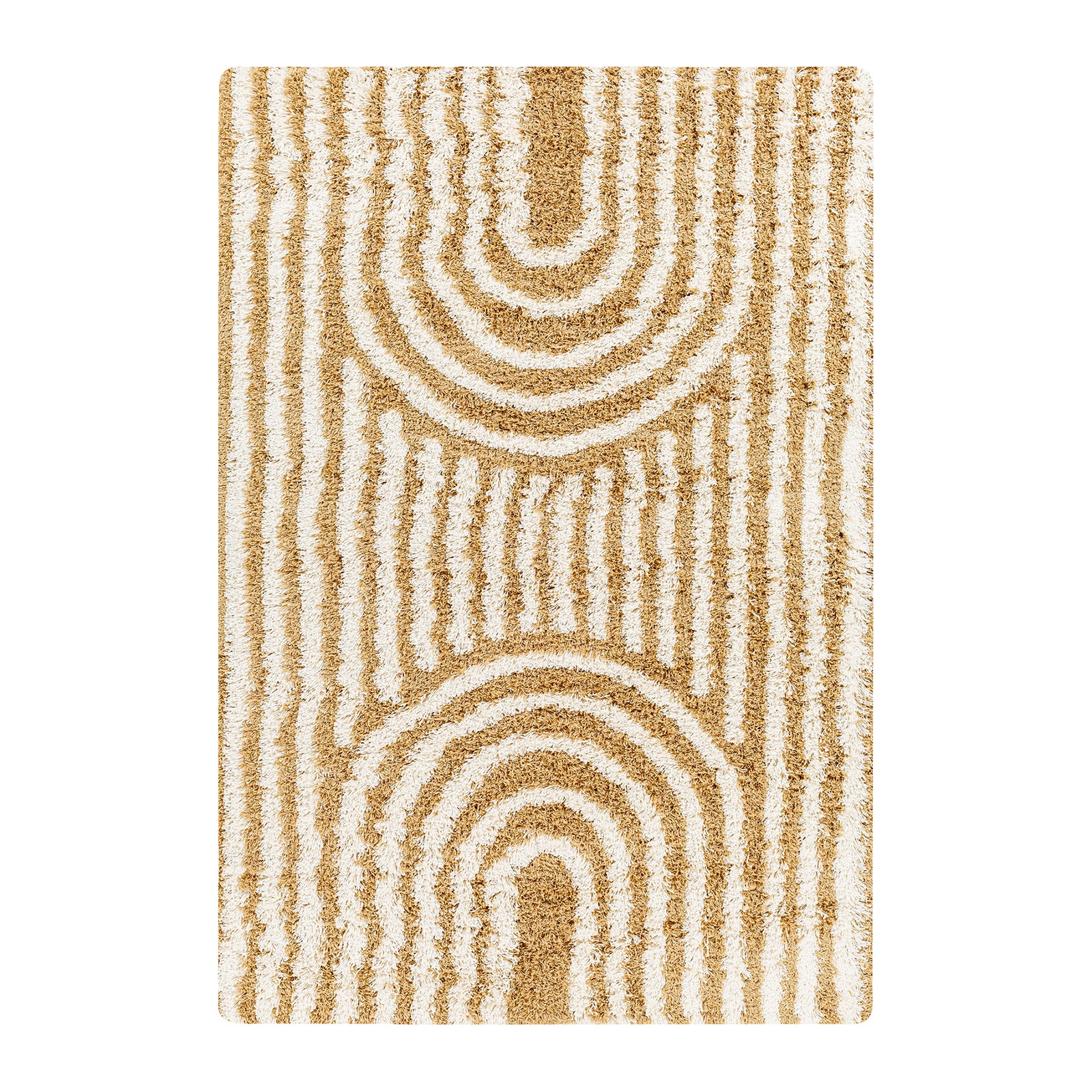 Blokker Whirl Vloerkleed 160 x 220 cm - Oker