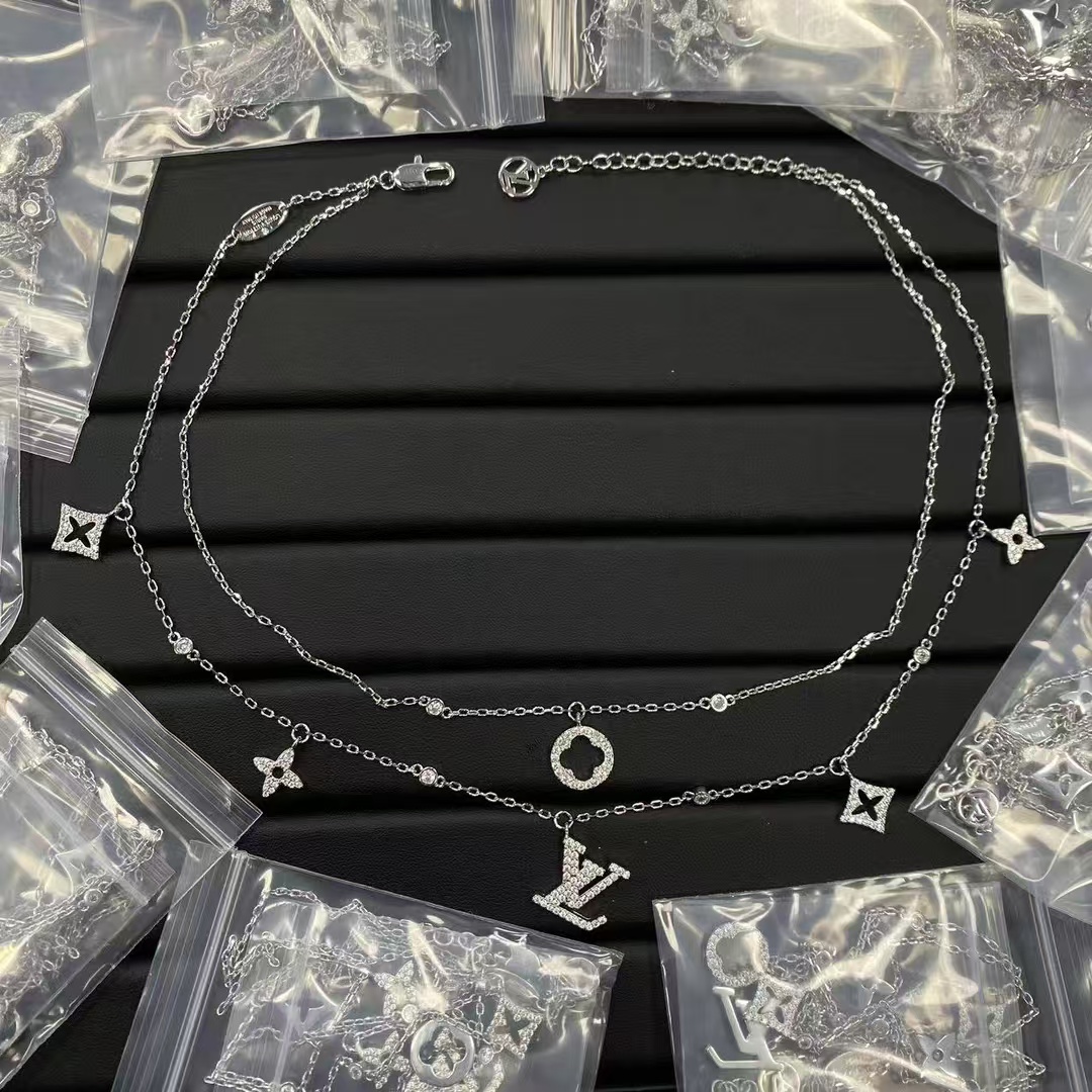 Louis Vuitton Two Layered Necklace - Original Replica Club