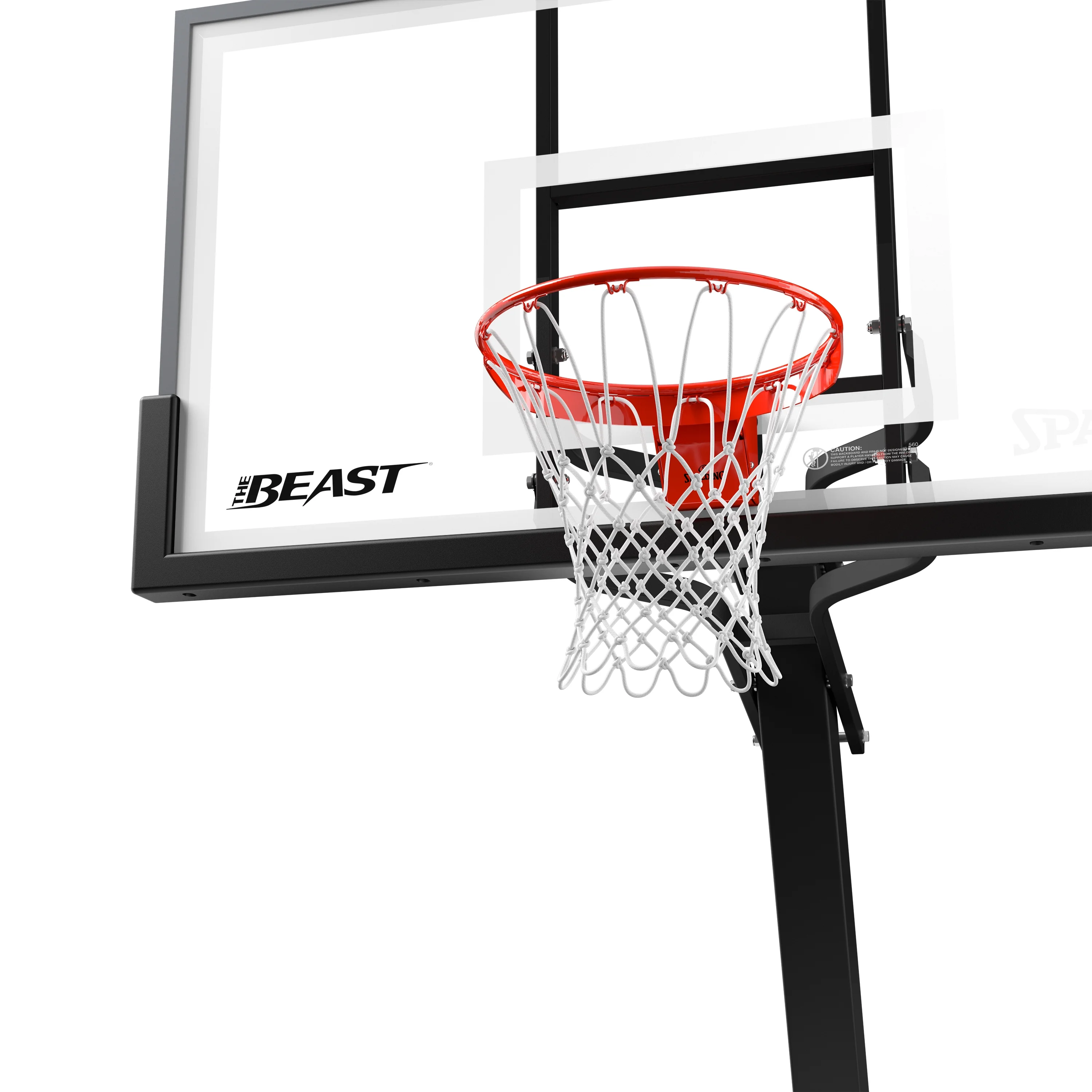 Spalding the Beast 72 In. Acrylic Portable Basketball Hoop System - Image 4