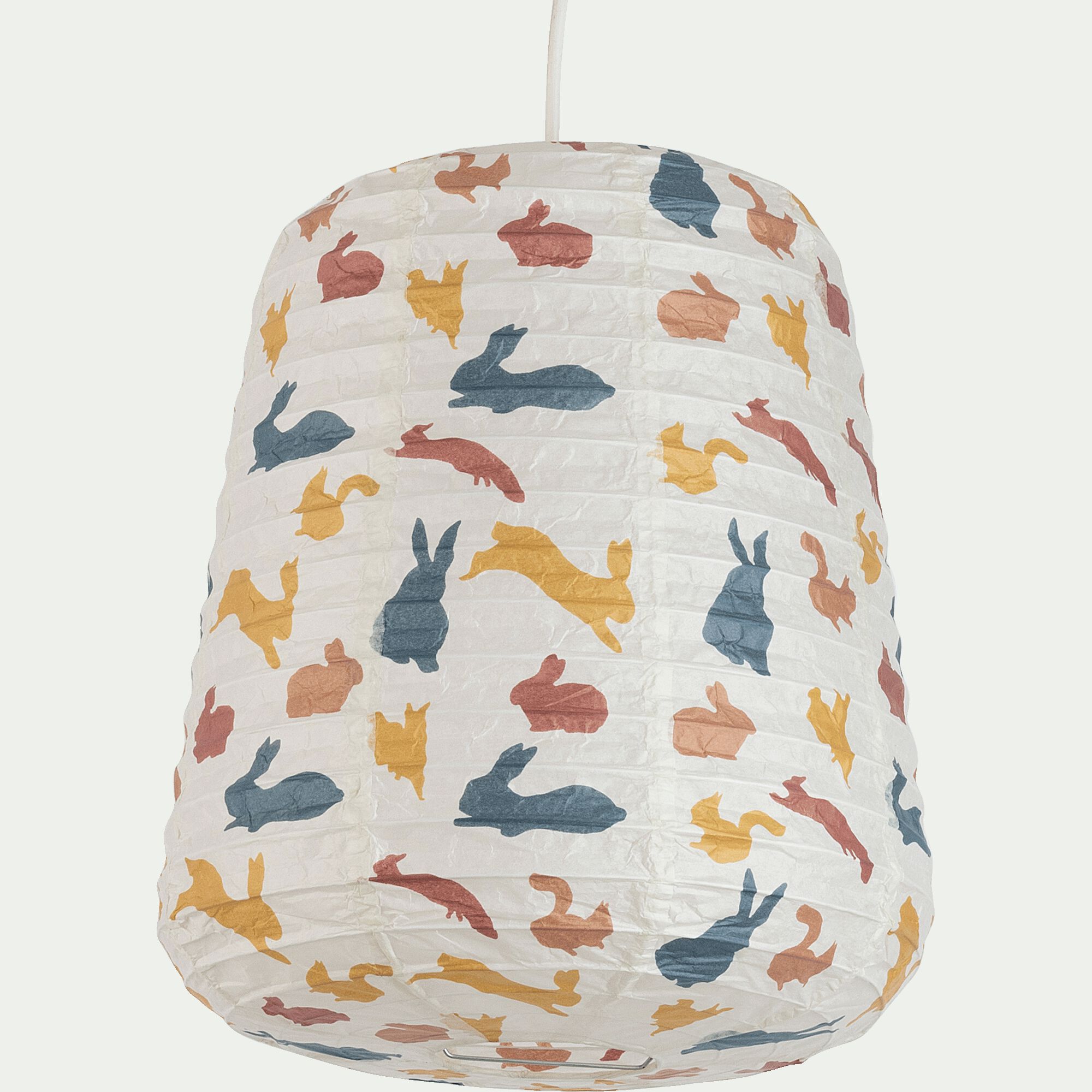ALOU - Suspension en papier à motif - multicolore D27xH32cm