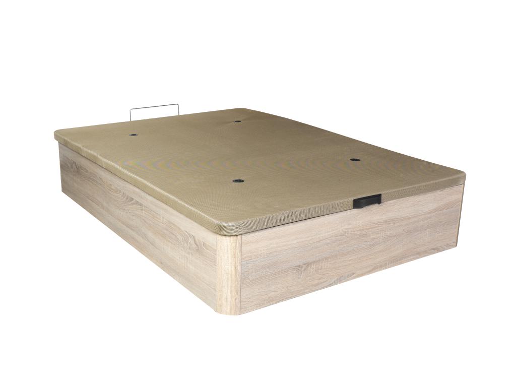Canapé abatible tapa tapizada 3D madera 25 CAMBRIA 90X190cm ATENAS