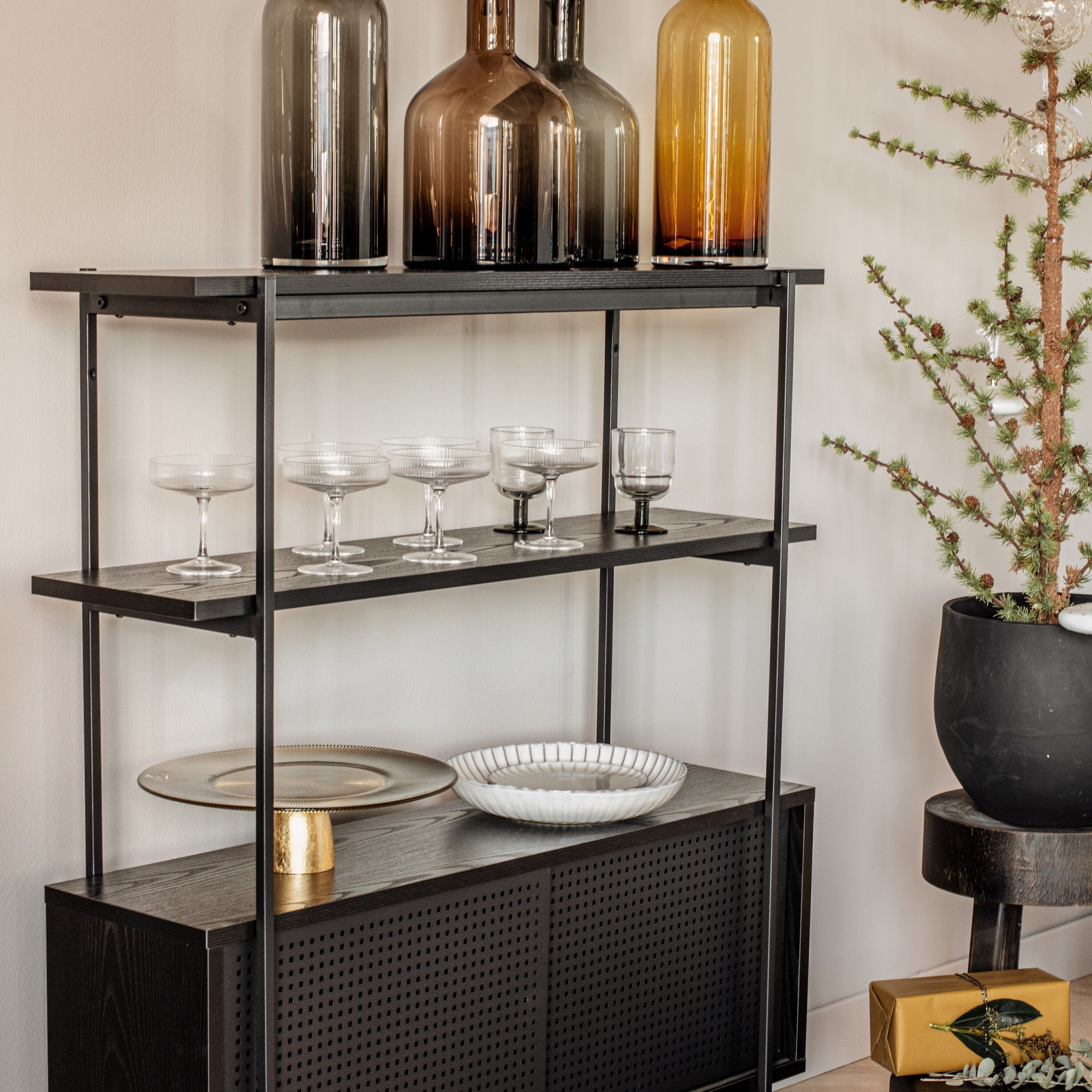 Ferm Living Ripple Coupe Champagneglazen 2 st. - Clear