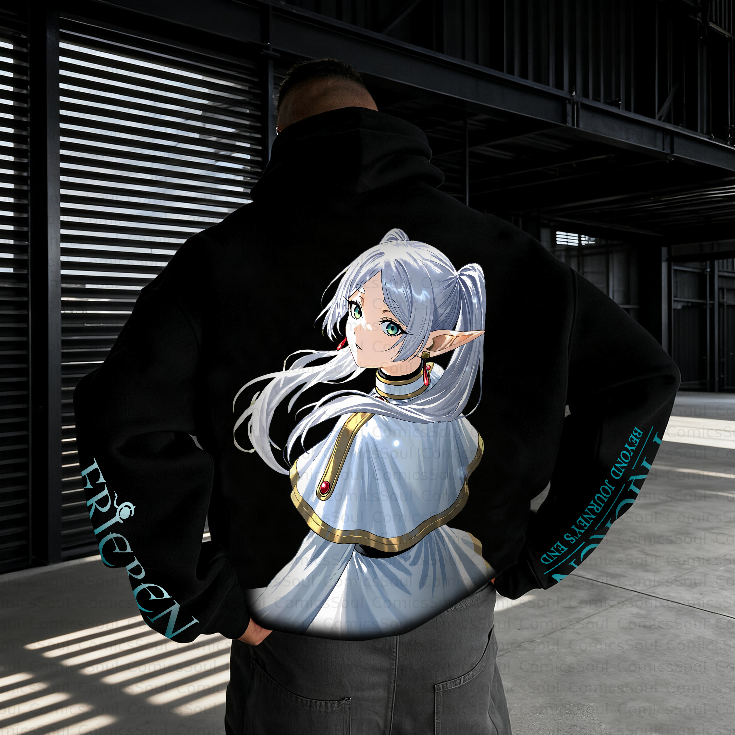 Unisex Anime Inspired Vintage Plush Hoodie