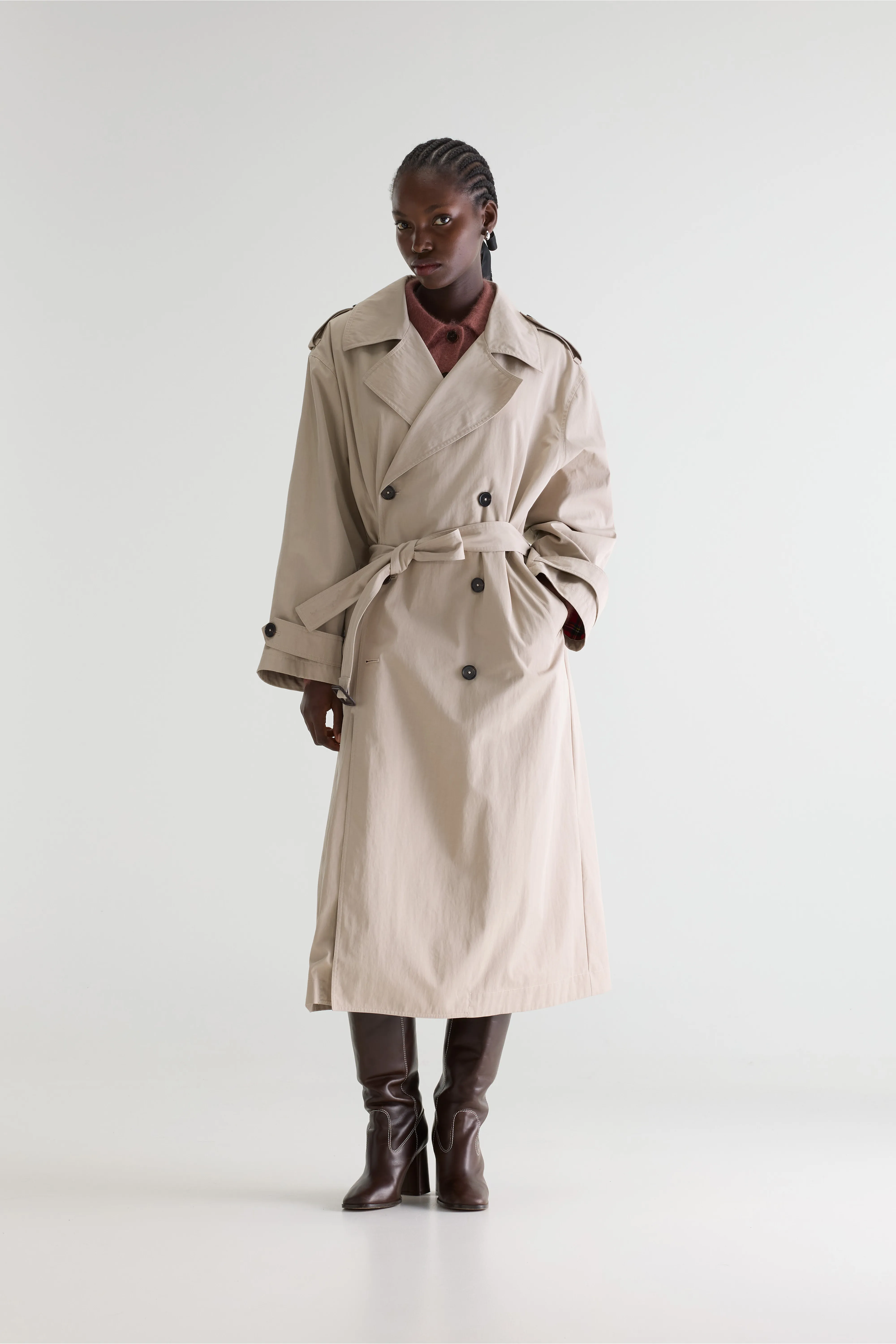 Bellerose Hamy trench coat (261 / W / BRUME)