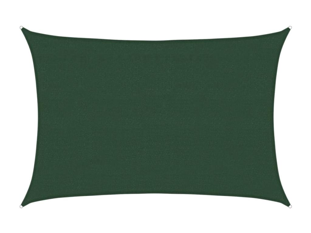 Vela de sombra 160 g/m² Verde oscuro 4x5 m HDPE