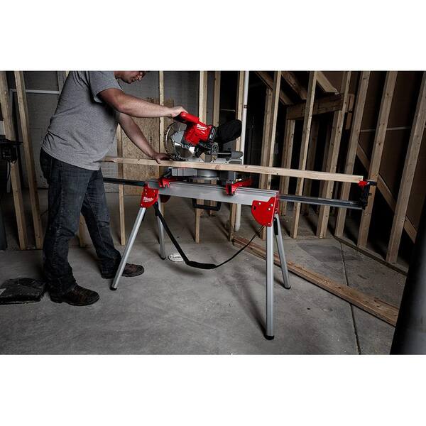 M18 FUEL 18V Lithium-Ion Brushless Cordless 10 in. Dual Bevel Sliding Compound Miter Saw with Stand (Tool-Only) - Image 3
