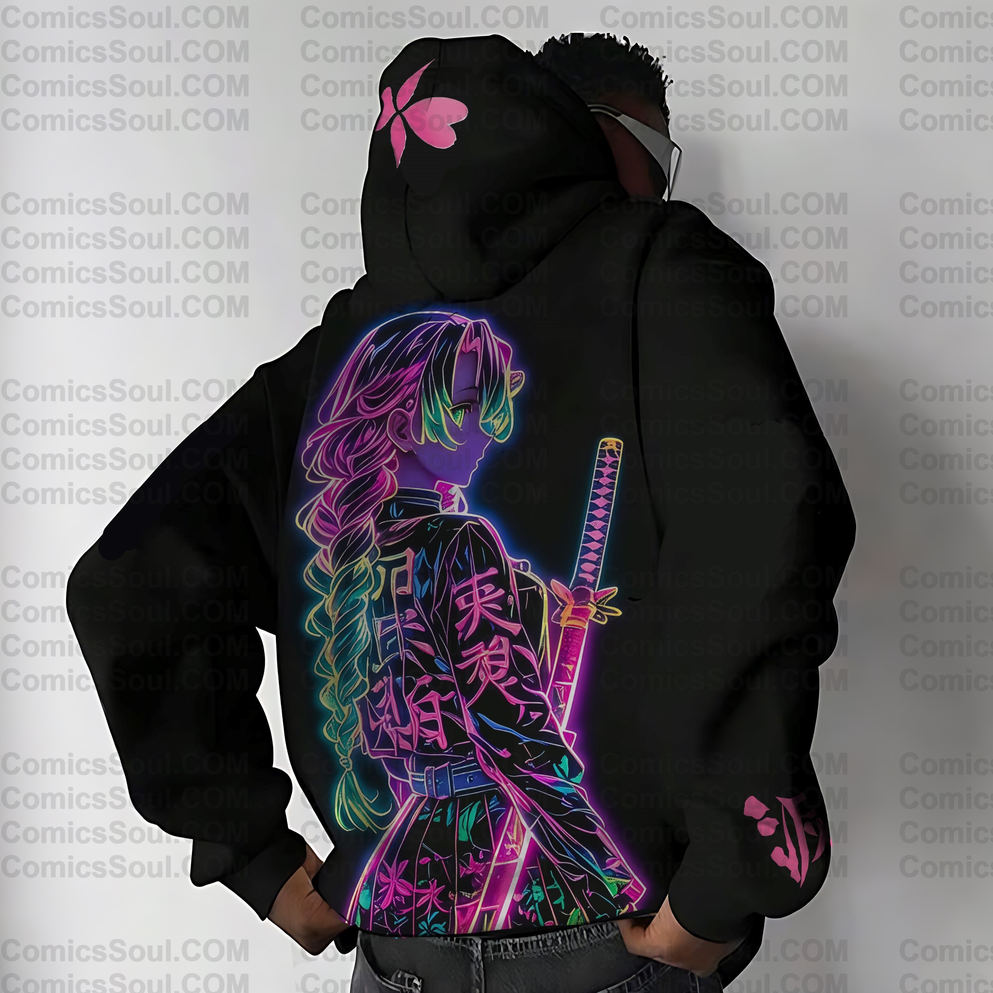Unisex “ Comicssoul   ” Graphic Streetwear Vintage Hoodie