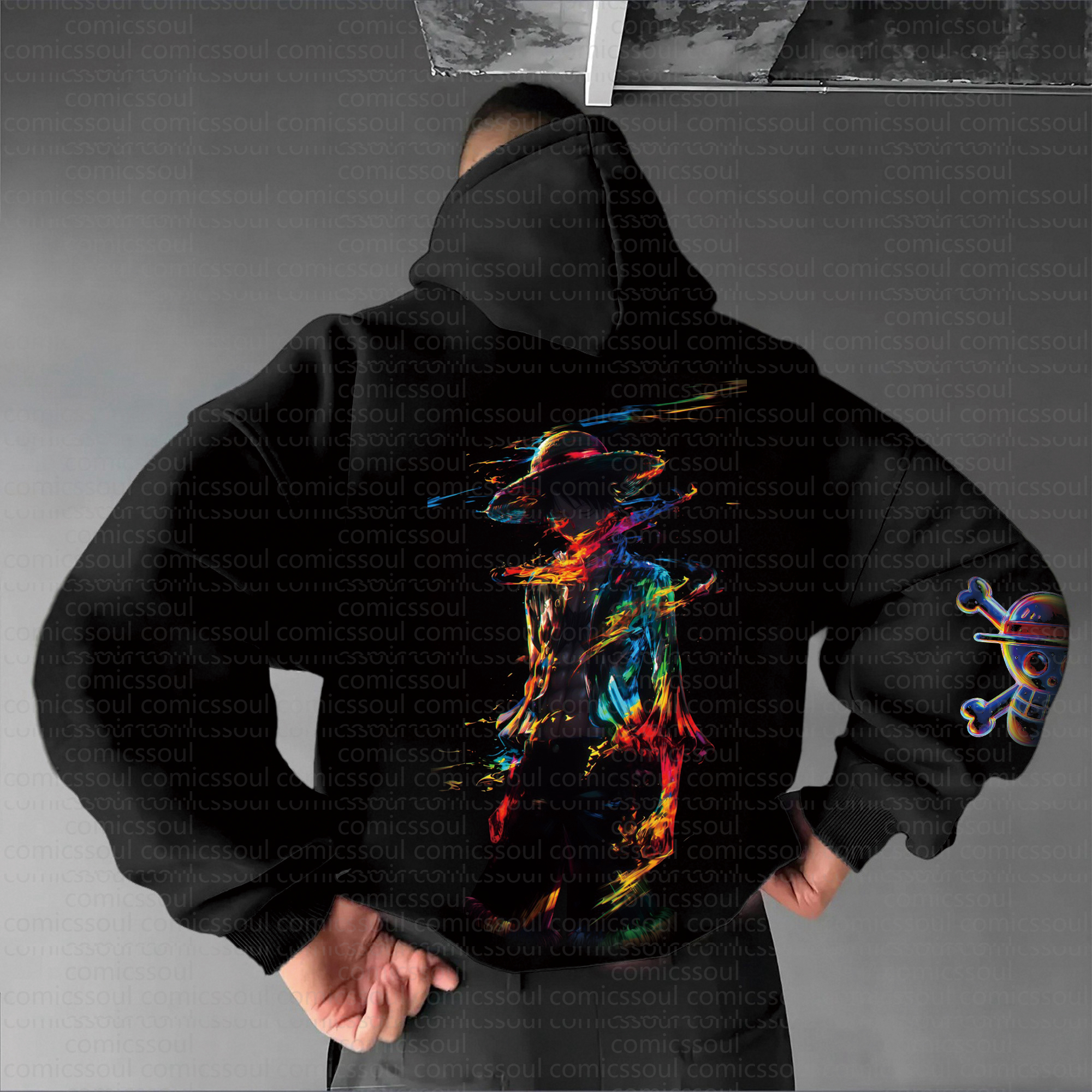 Unisex Anime Graphic Streetwear Vintage Hoodie丨Comicssoul