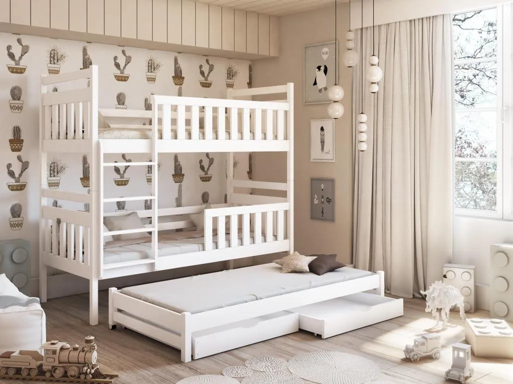 Litera Francomuebleses BB014 80x190 cm Blanco