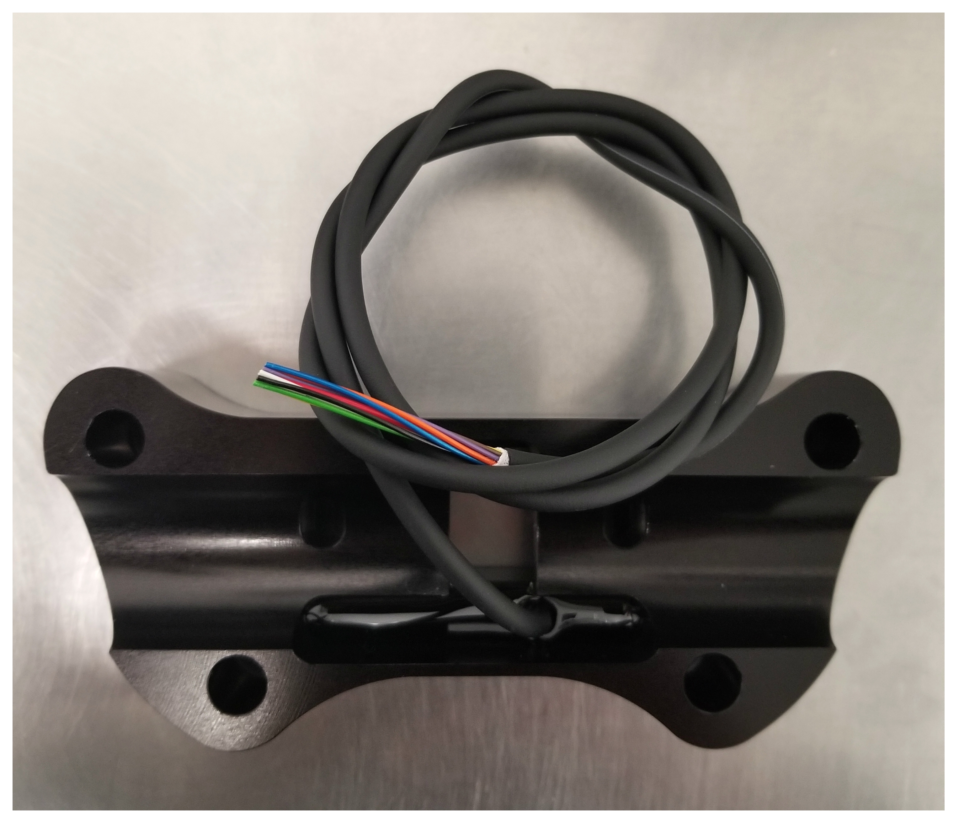 SportsBikeShop Motogadget Motoscope Mini Handlebar Top Clamp For Harley