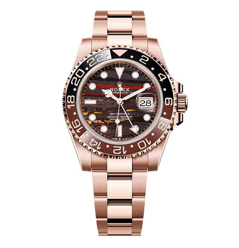 Superclone Rolex GMT-Master II 40 mm 126715CHNR Tiger Iron Dial