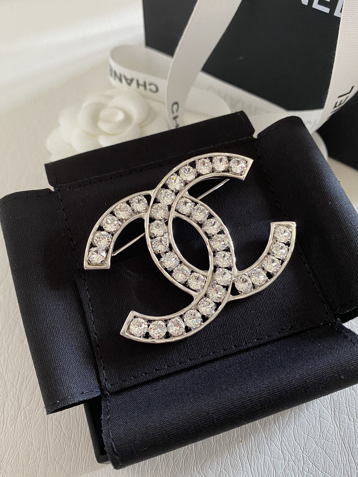 Chanel Prong Diamond Brooch - Original Replica Club