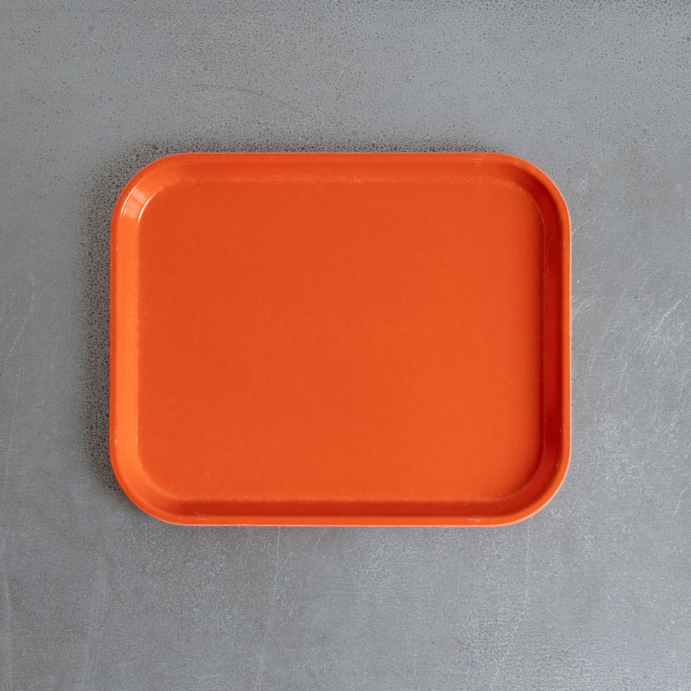 Plateau en fibre de verre - Orange Citrus