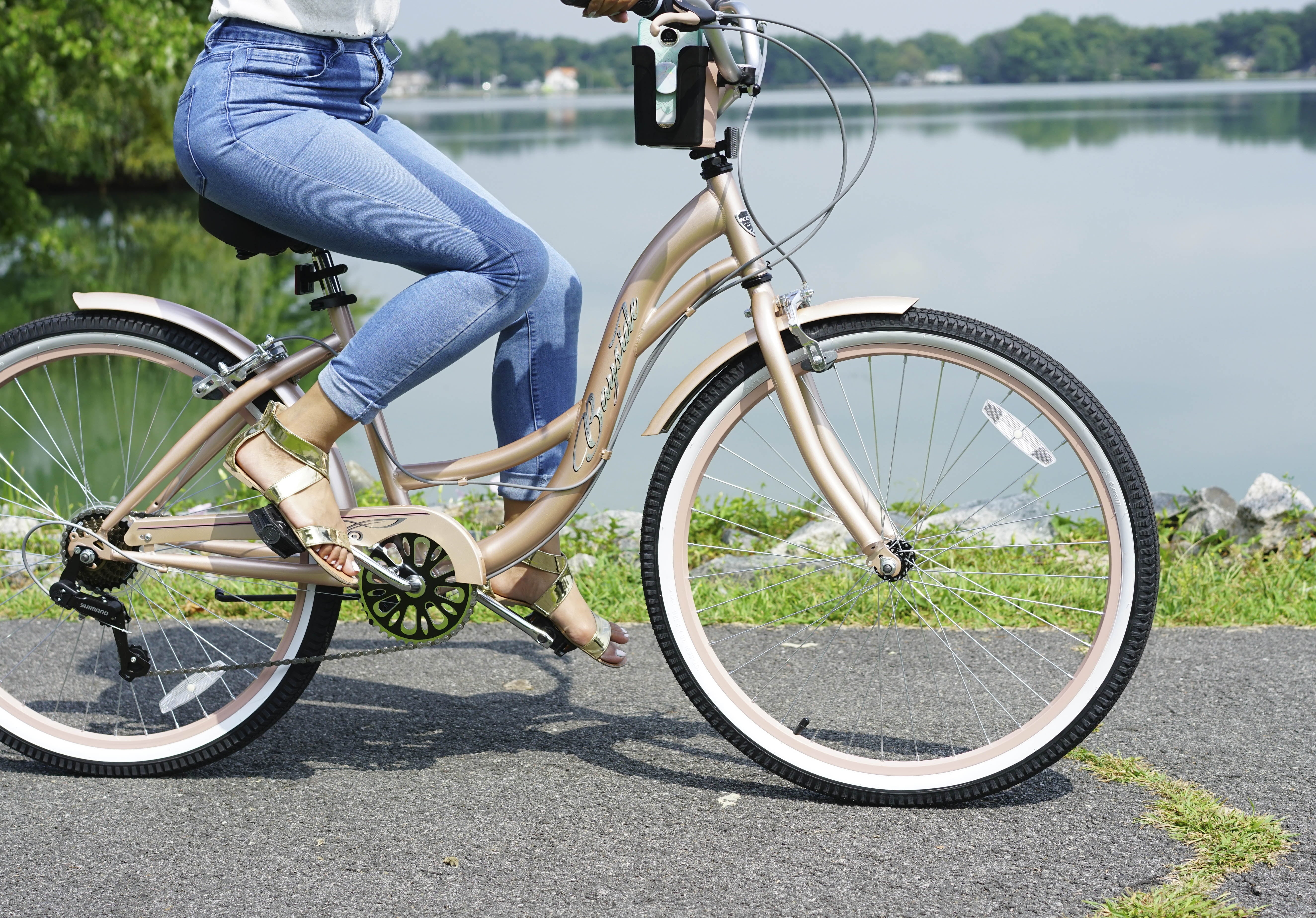 Kent 26 in. Bayside Women's Cruiser Bike, Rose Gold - Image 5