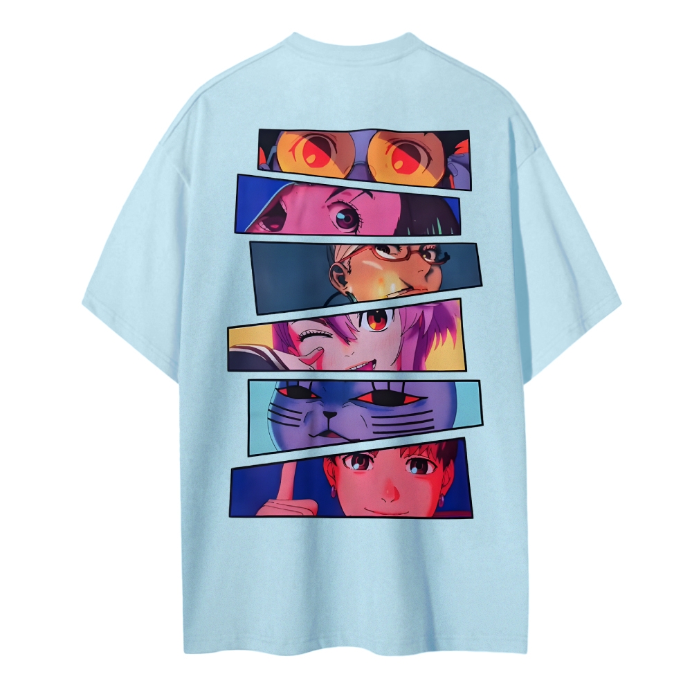 DANDADAN Cotton Unisex Round Neck Anime T-shirt TeeThreads Sustain the Scene with Custom Apparel