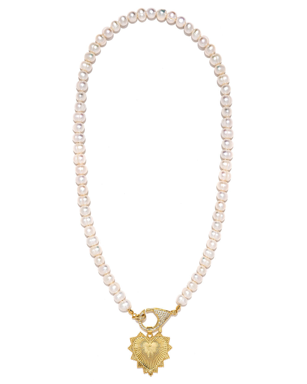 Such A Sweetheart Pearl Necklace - Se7enfashion