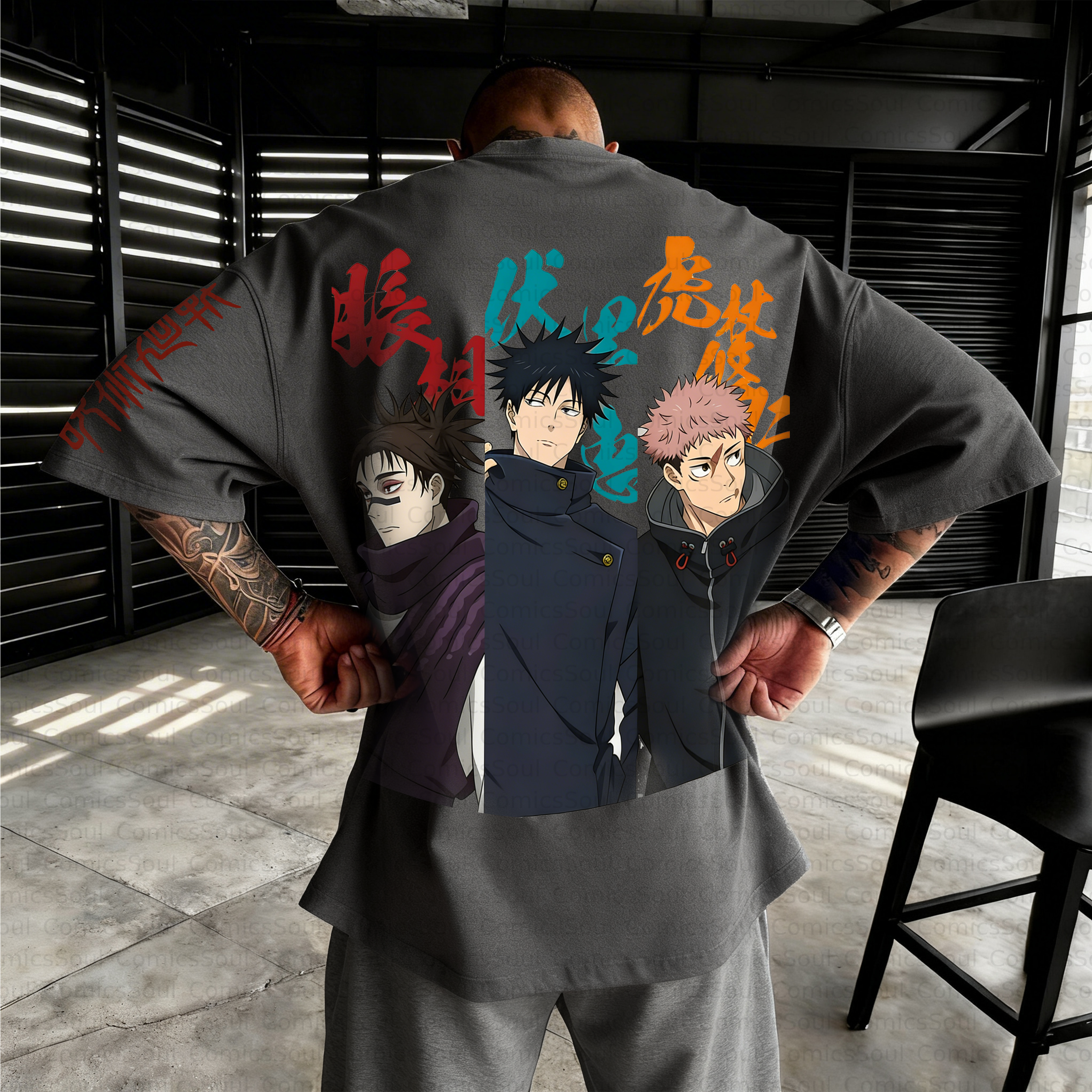 Unisex Anime Inspired Vintage T-Shirt