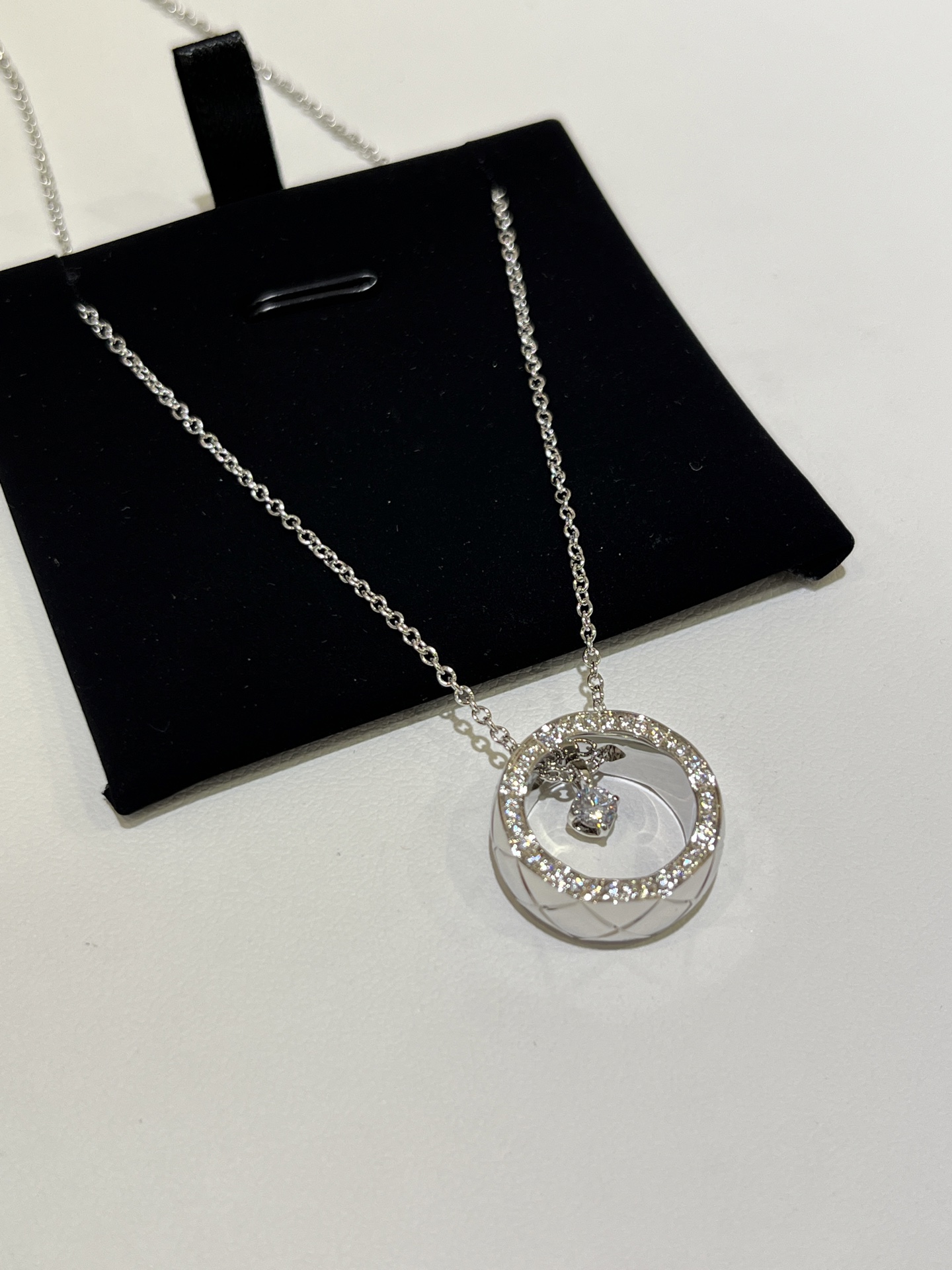 Chanel Coco Collier Necklace in Silver Color - Original Replica Club