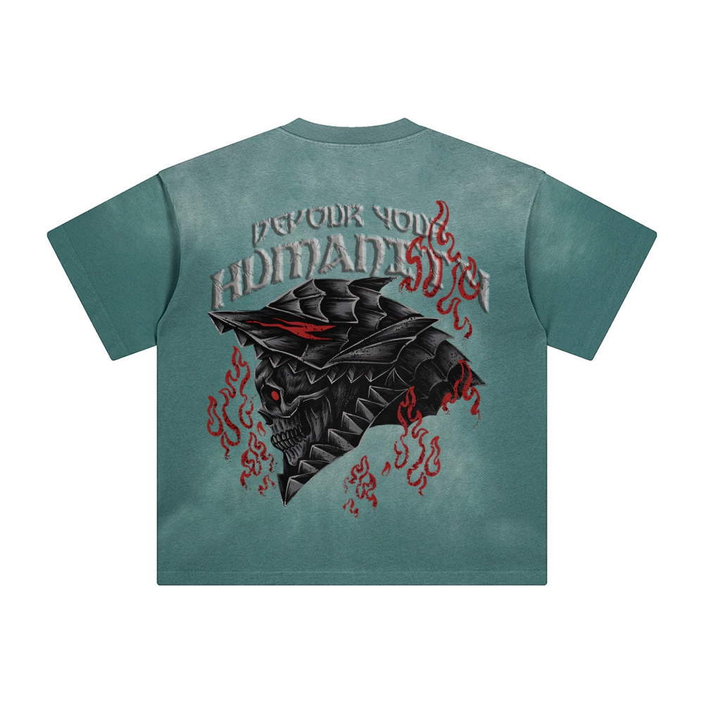 Unisex Anime Inspired Vintage T-Shirt TeeThreads Sustain the Scene with Custom Apparel