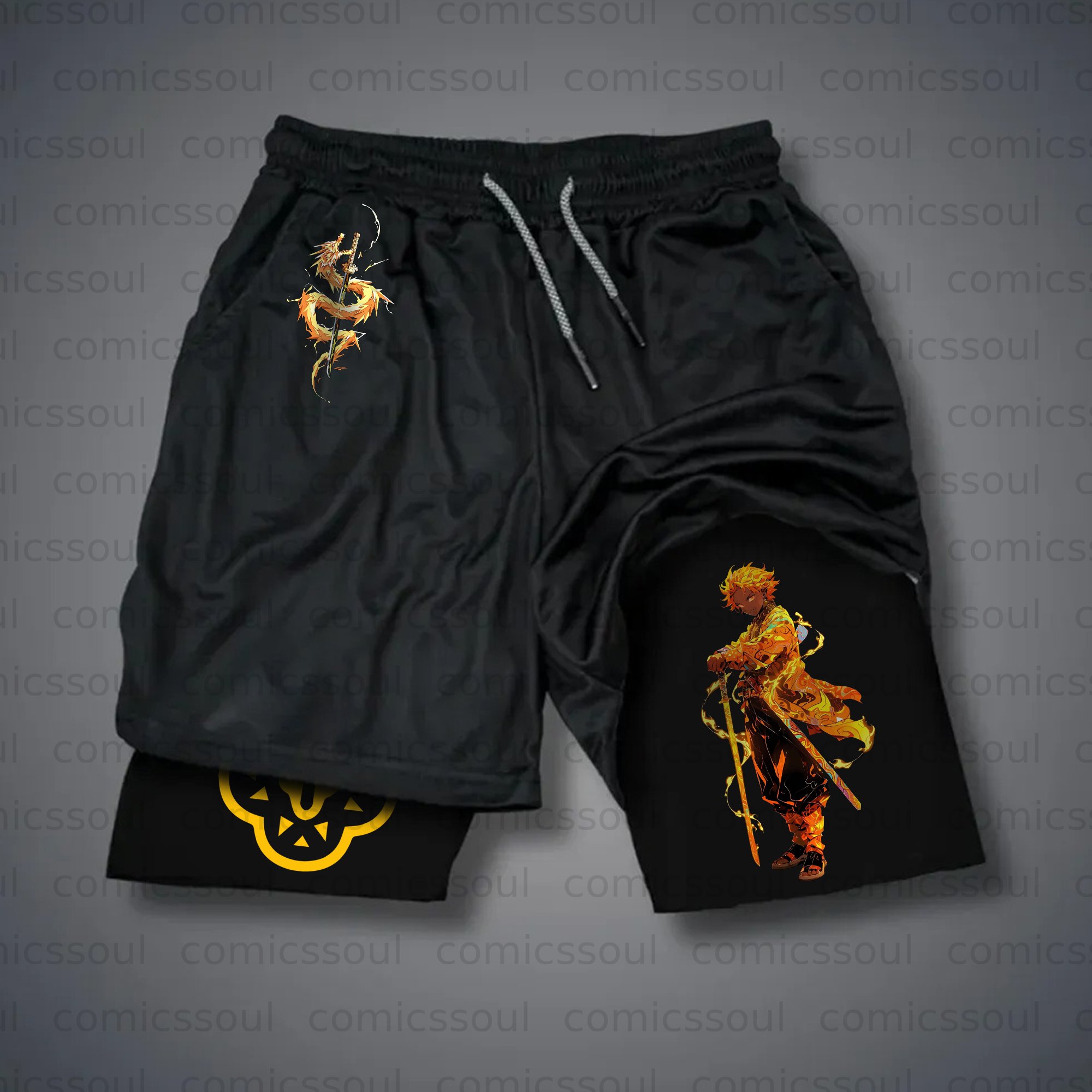 Unisex Casual Anime Streetwear Shorts