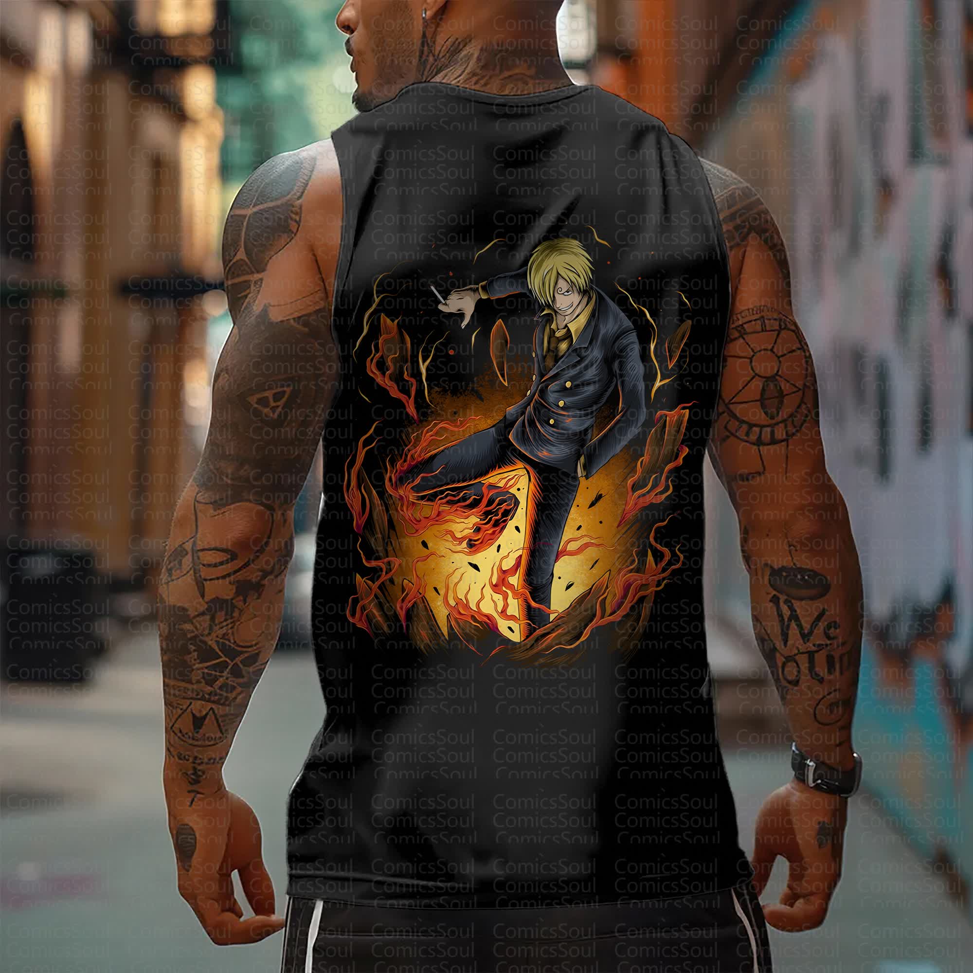 Unisex “Comicssoul” Casual Anime  Tank Top